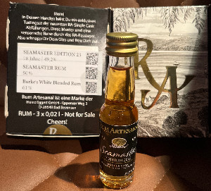 Photo of the rum Rum Artesanal Burke‘s Seamaster Edition 2023 taken from user BTHHo 🥃