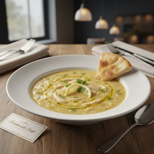 Chicken Lemon Rice Soup
