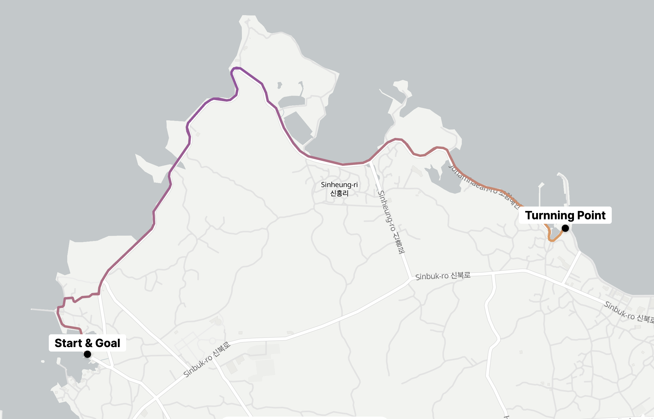 Course Route Map