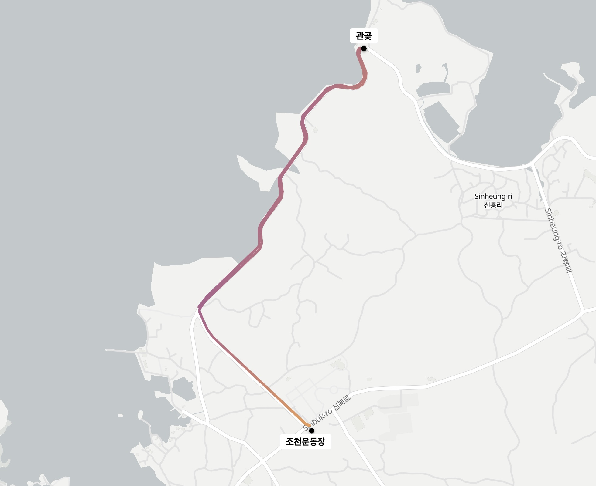 Course Route Map