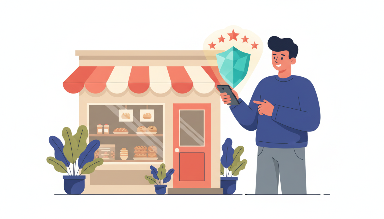 How to Use a Google Reviews Widget to Drive Local Sales: illustration