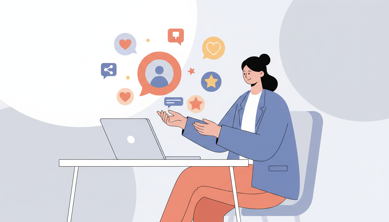 The Local Business Guide to Social Media Reputation Management: illustration