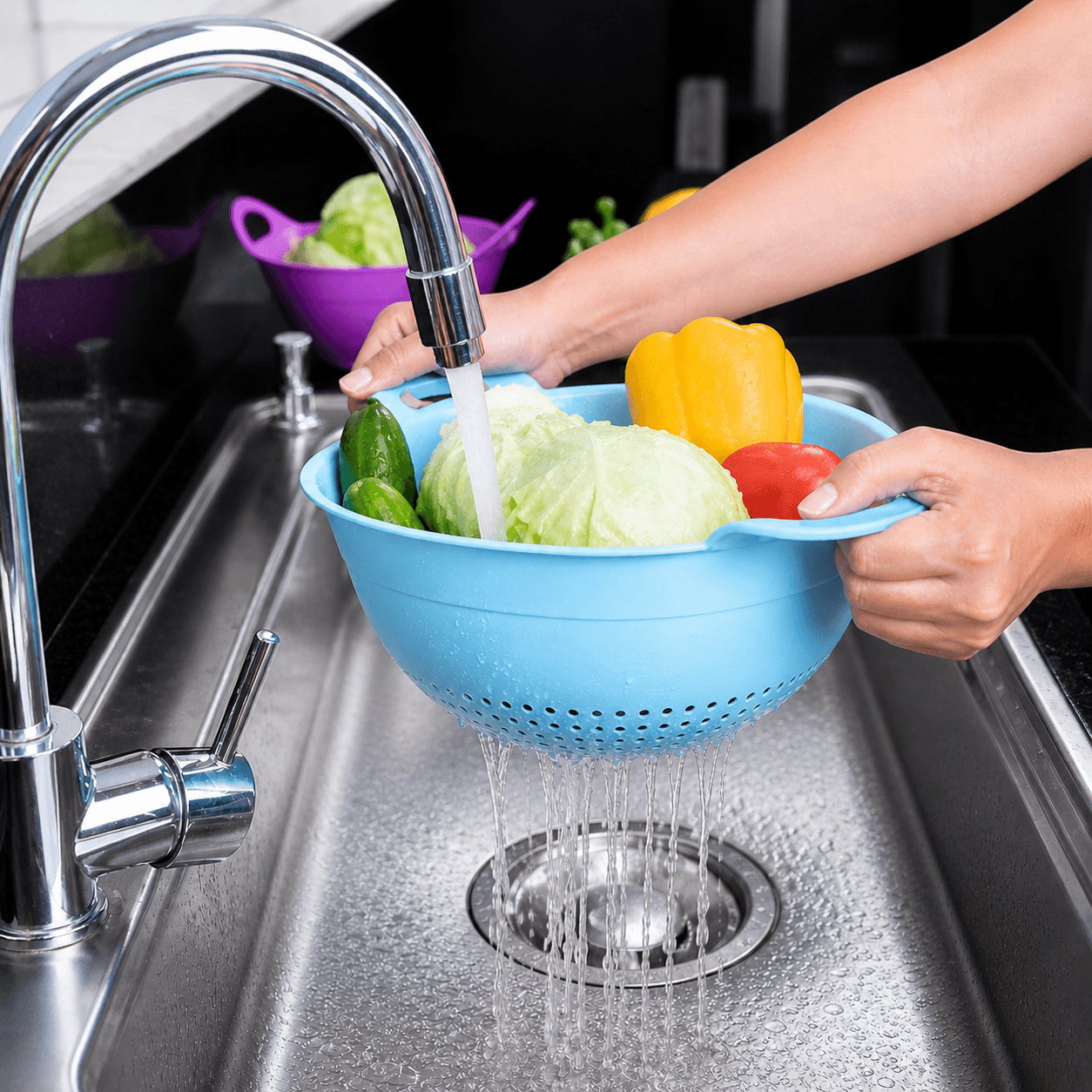 Premium Heavy-Duty Plastic Strainer