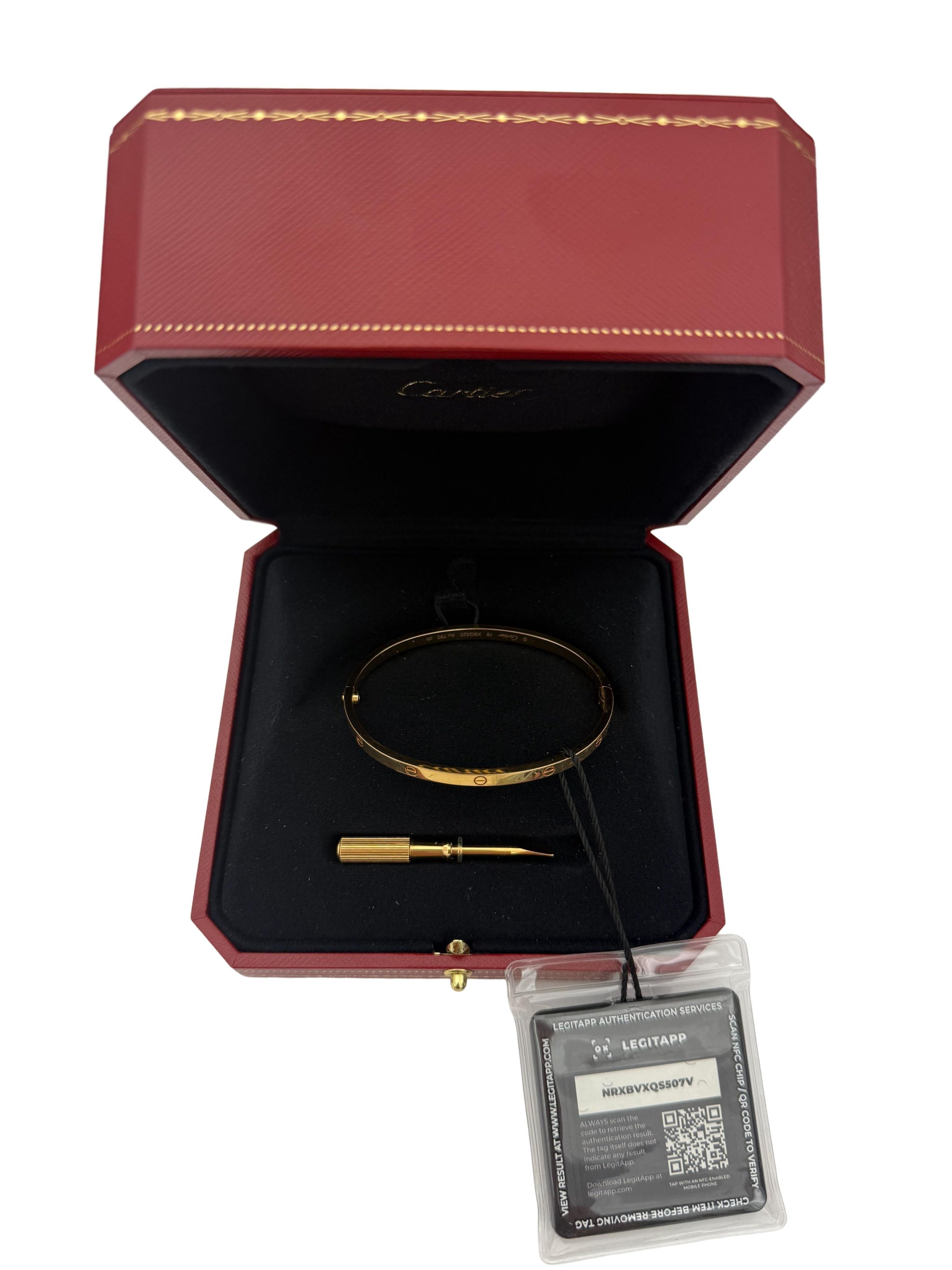 Cartier LOVE bracelet 6 Diamonds