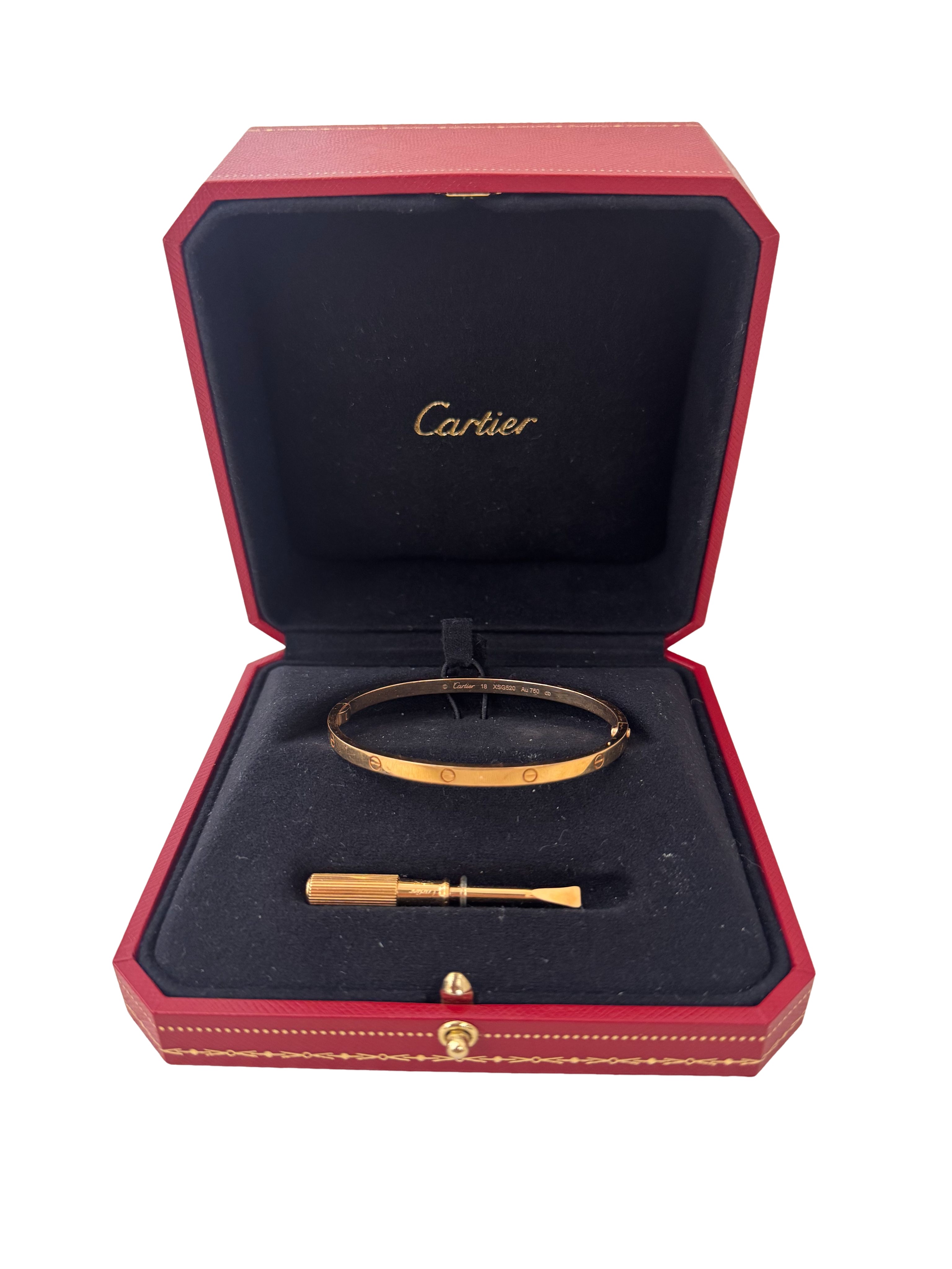 Cartier Love bracelet crafted in yellow gold XSG520