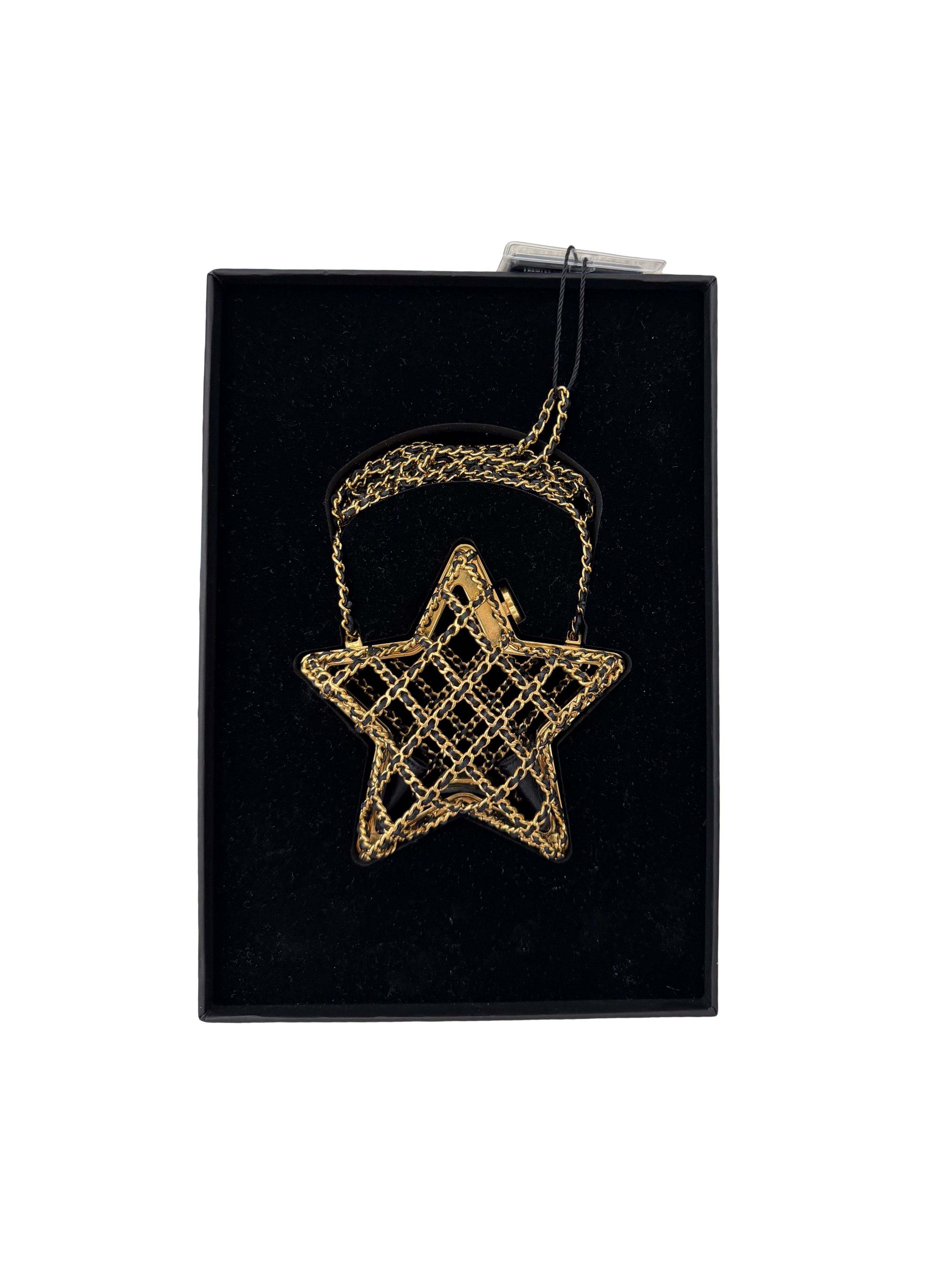 Chanel Star Minaudière CC Star Clutch with Chain