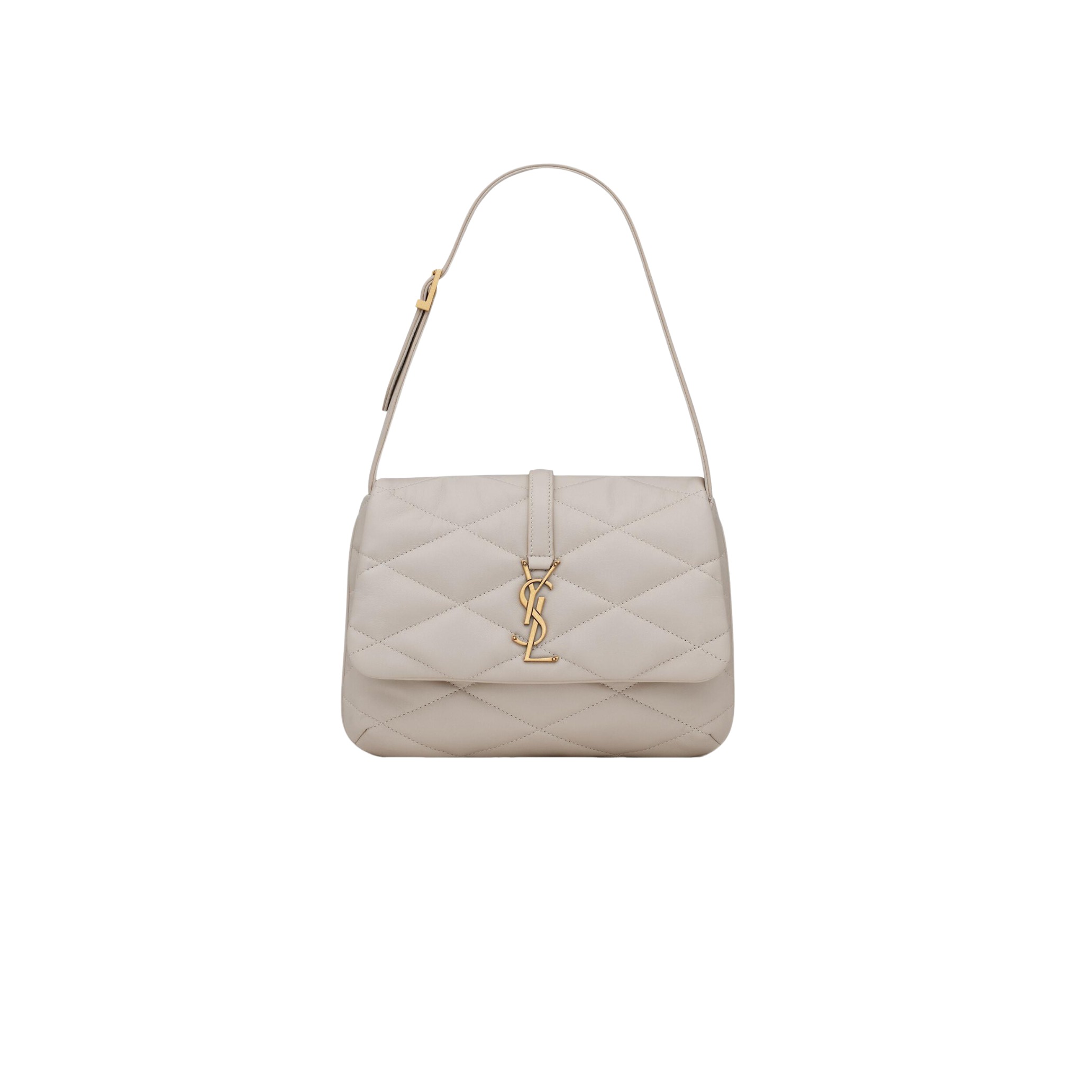 Saint Laurent Lambskin Quilted Le 57 Diamond Shoulder Bag