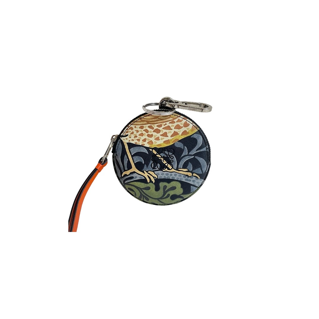 Loewe x William Morris "Strawberry Thief" Cookie Coin Purse and Bag Charm
