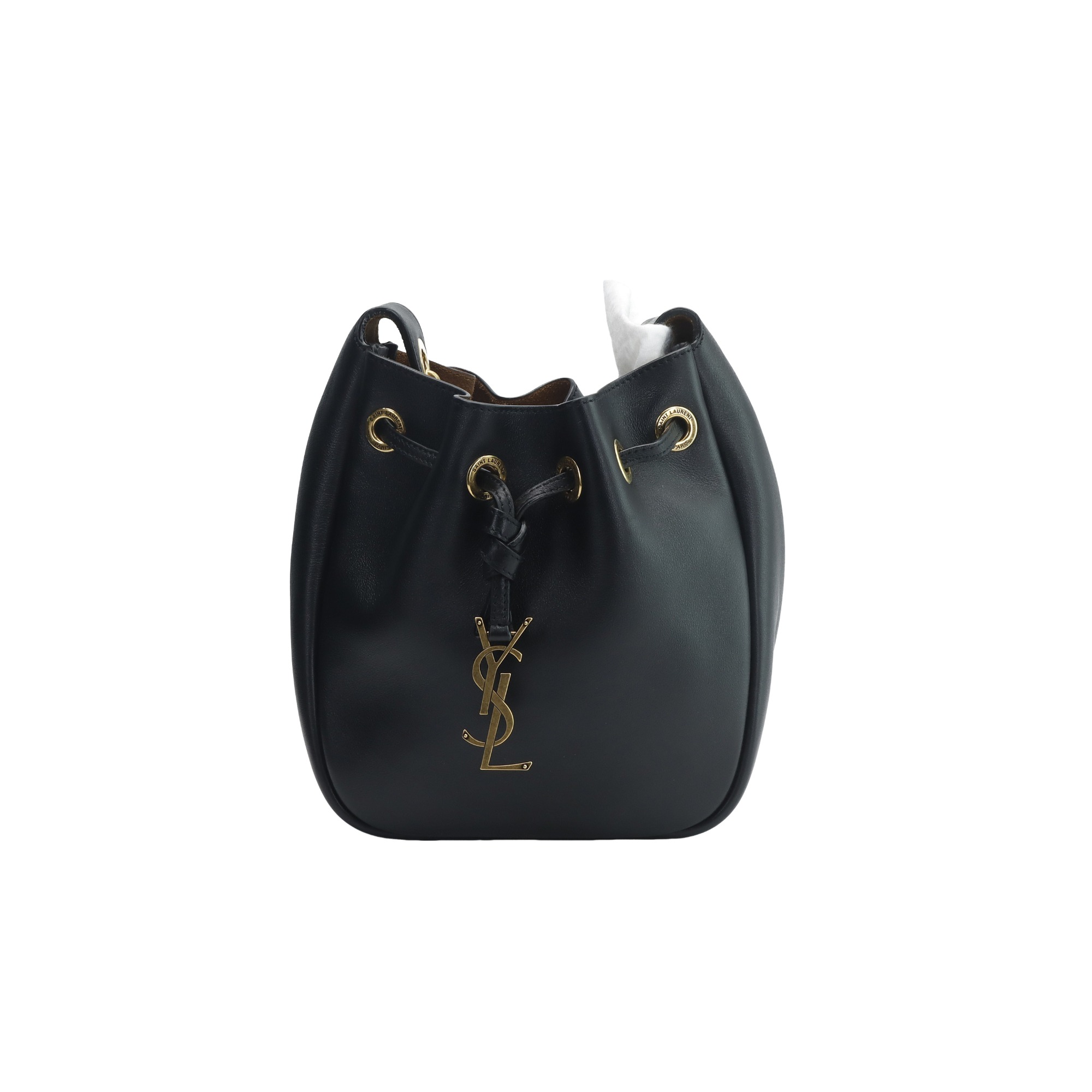 Saint Laurent Cassandre Drawstring Shoulder Bag