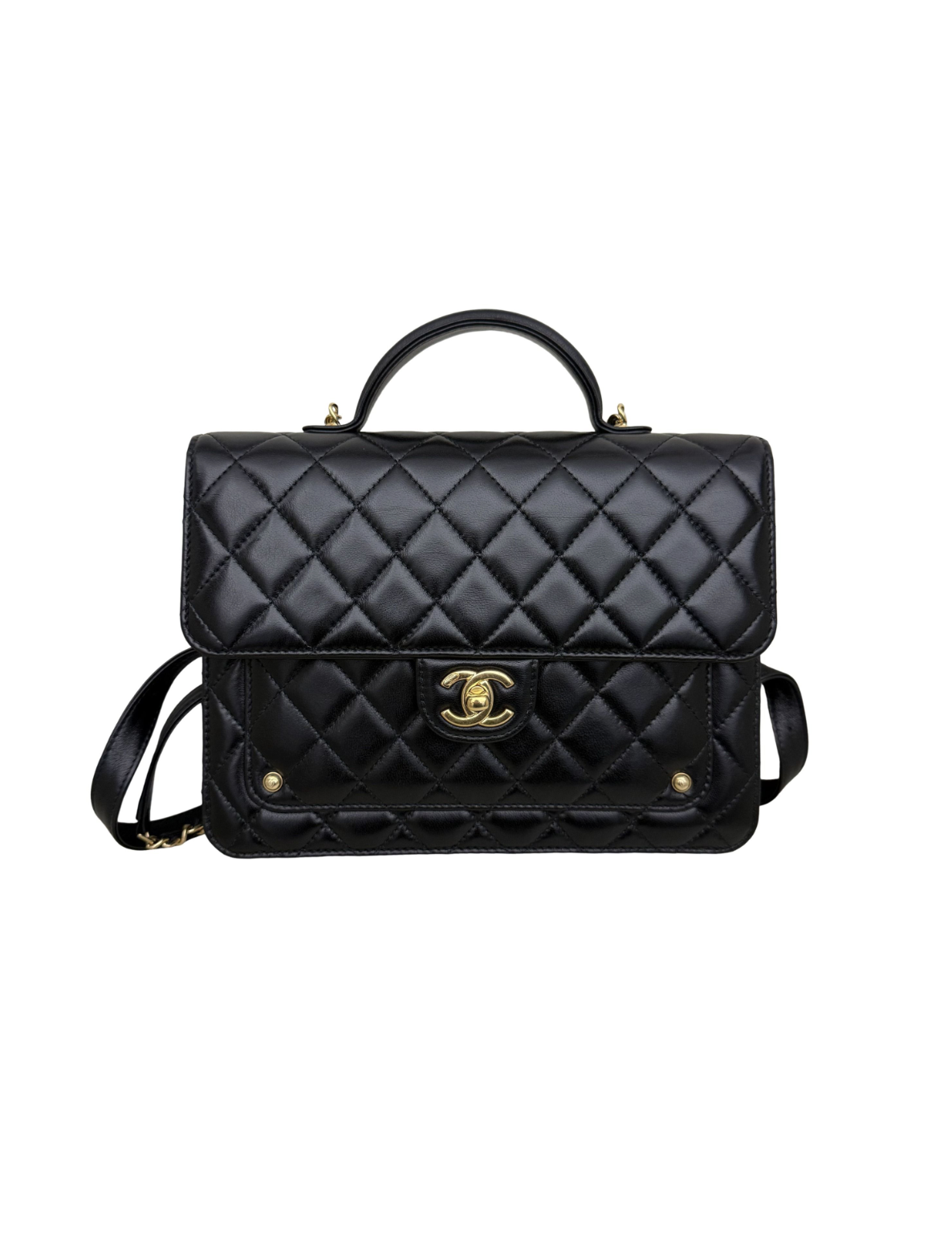 Chanel Quilted CC Backpack