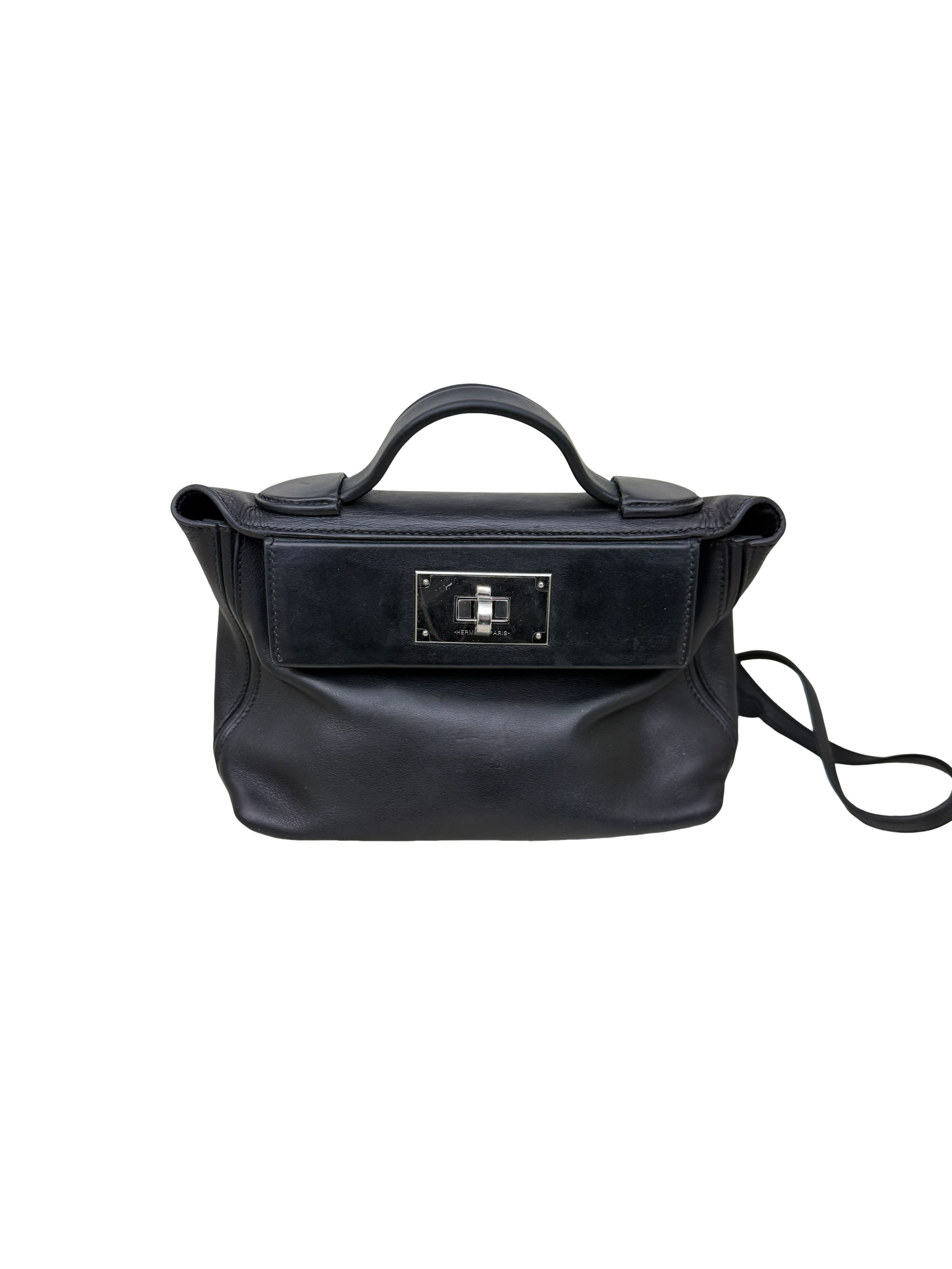 Hermès Mini Black Volupto And Swift 24/24