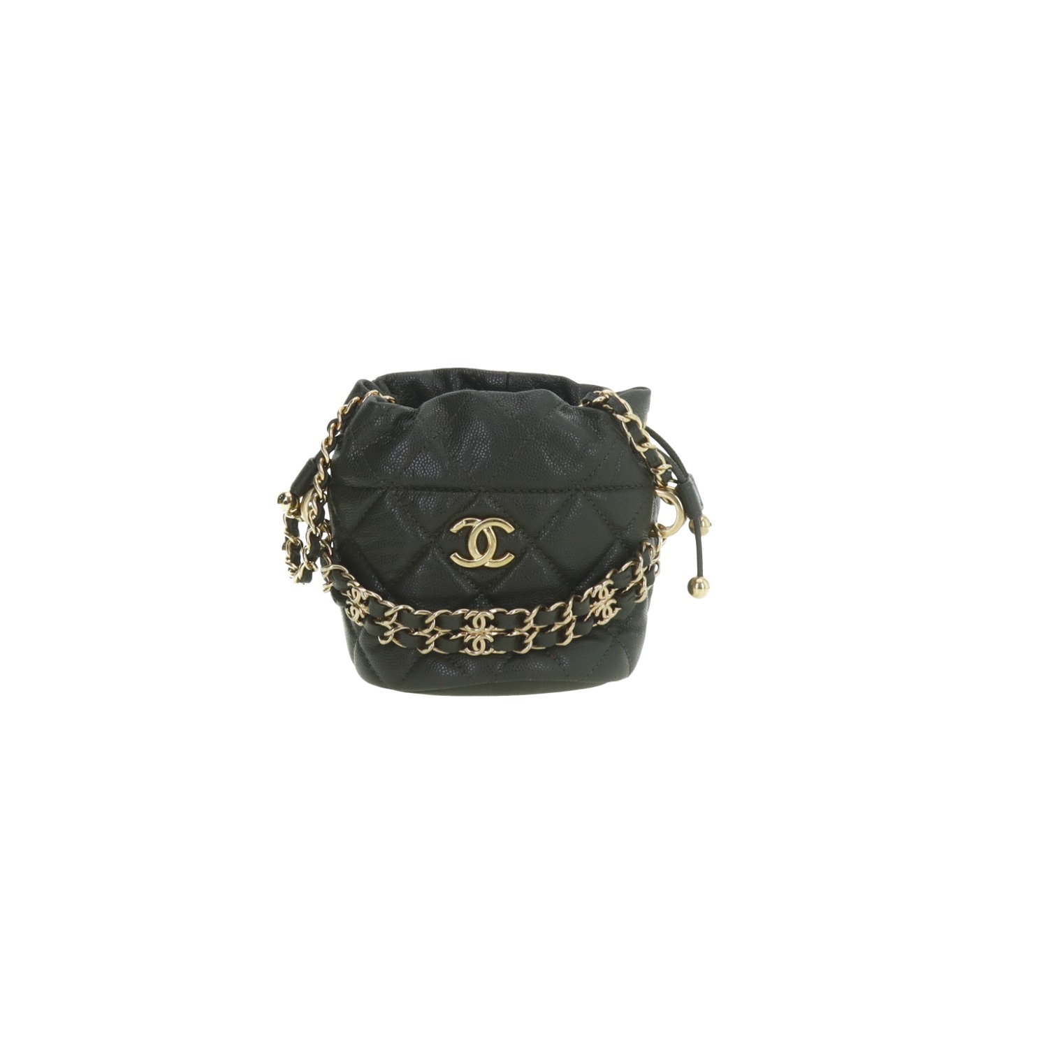 Chanel Mini Caviar Bucket Bag
