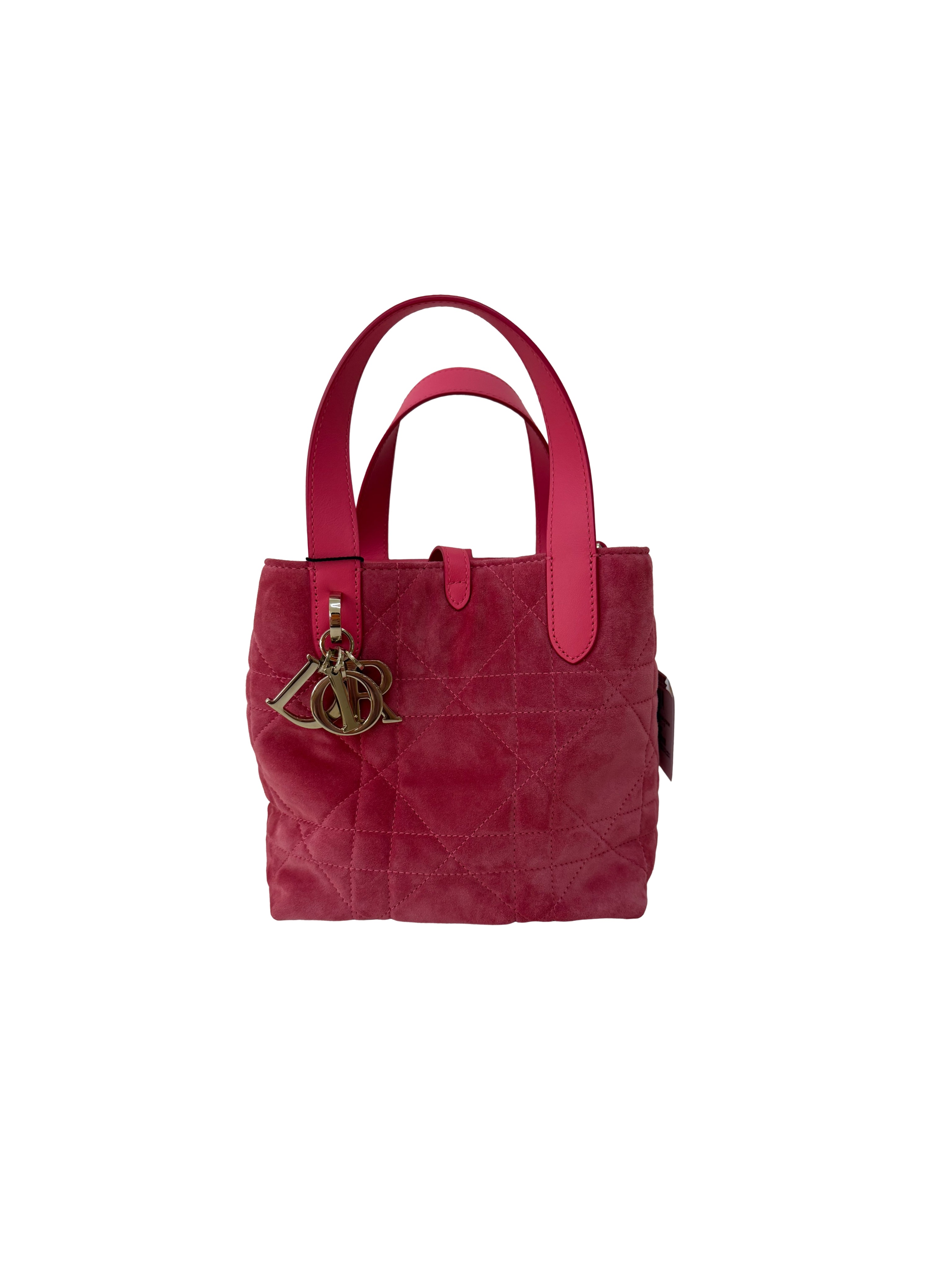 Christian Dior Cannage Toujours Small Pink Handle