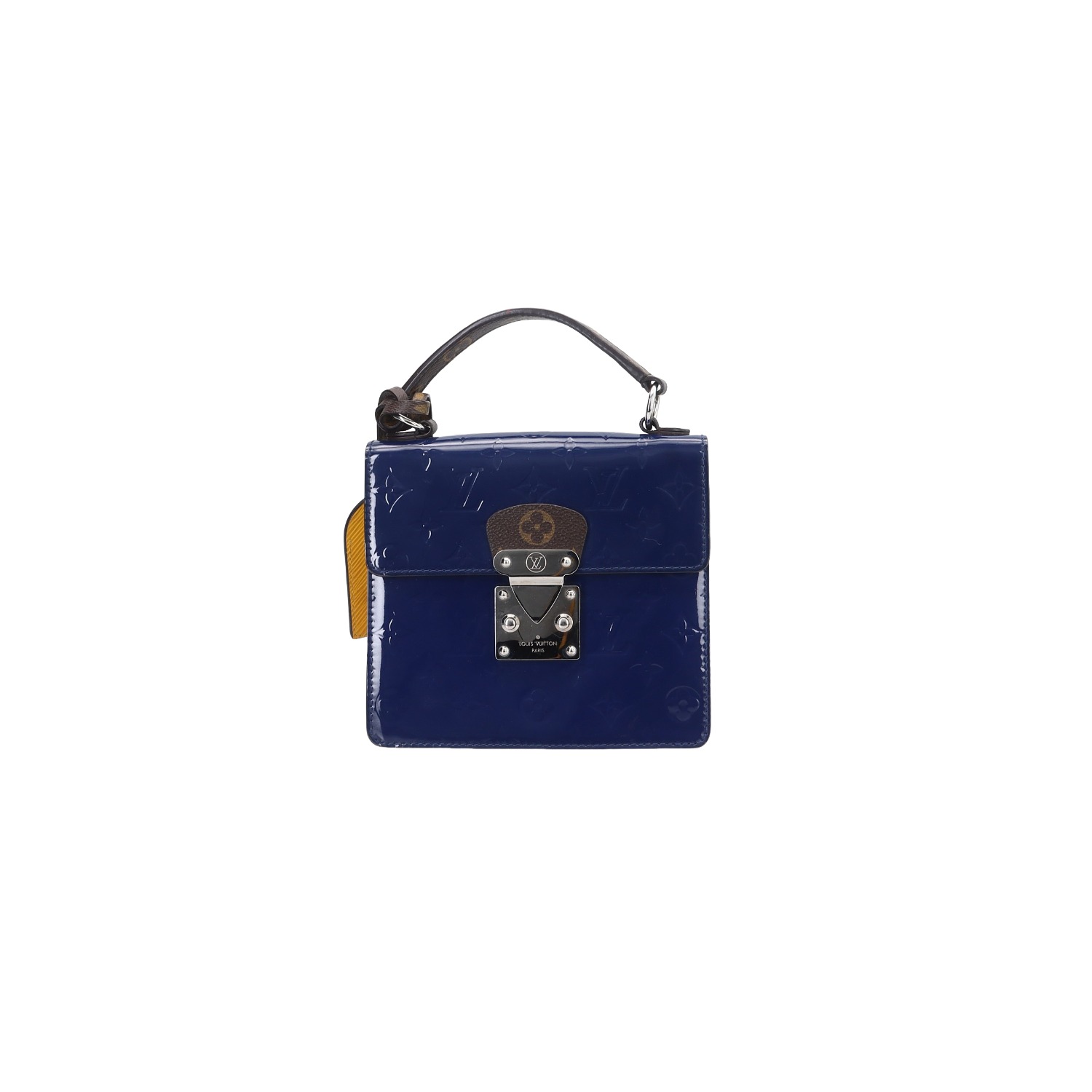 Louis Vuitton Vernis Epi Monogram Spring Street Blue