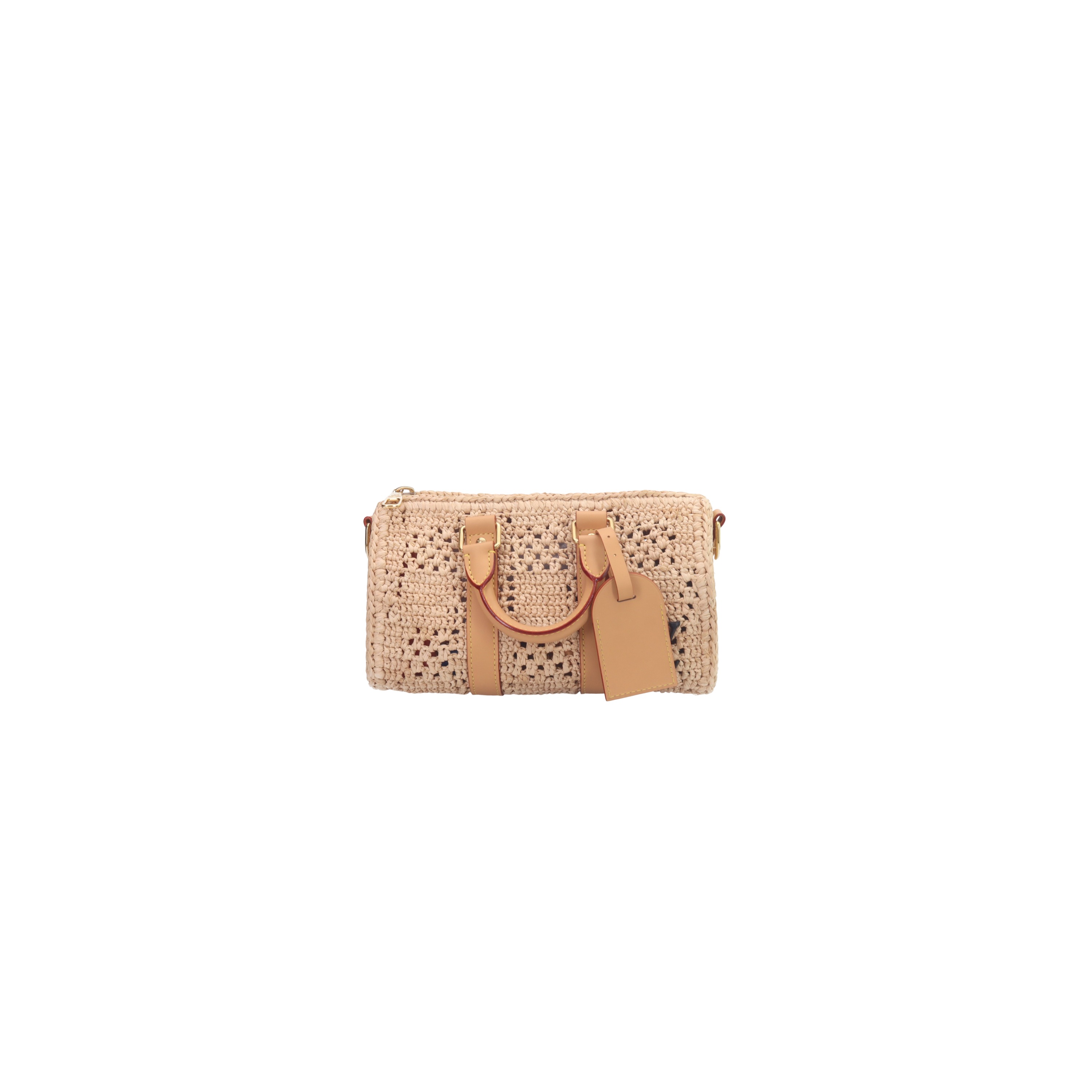 Louis Vuitton Damier Raffia Keepall Bandouliere 25