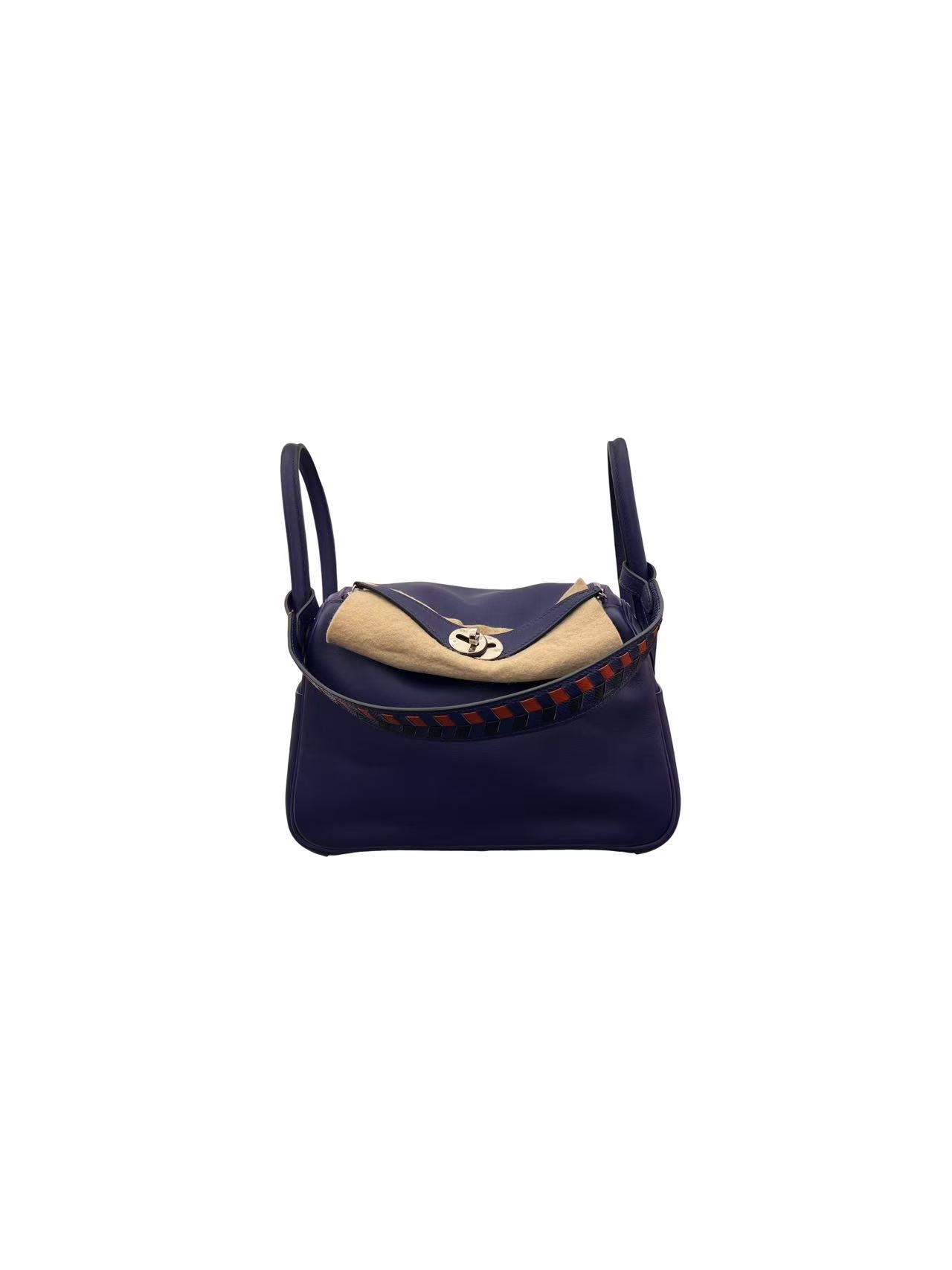 Hermès Lindy 26 Tressage de Cuir C Stamp