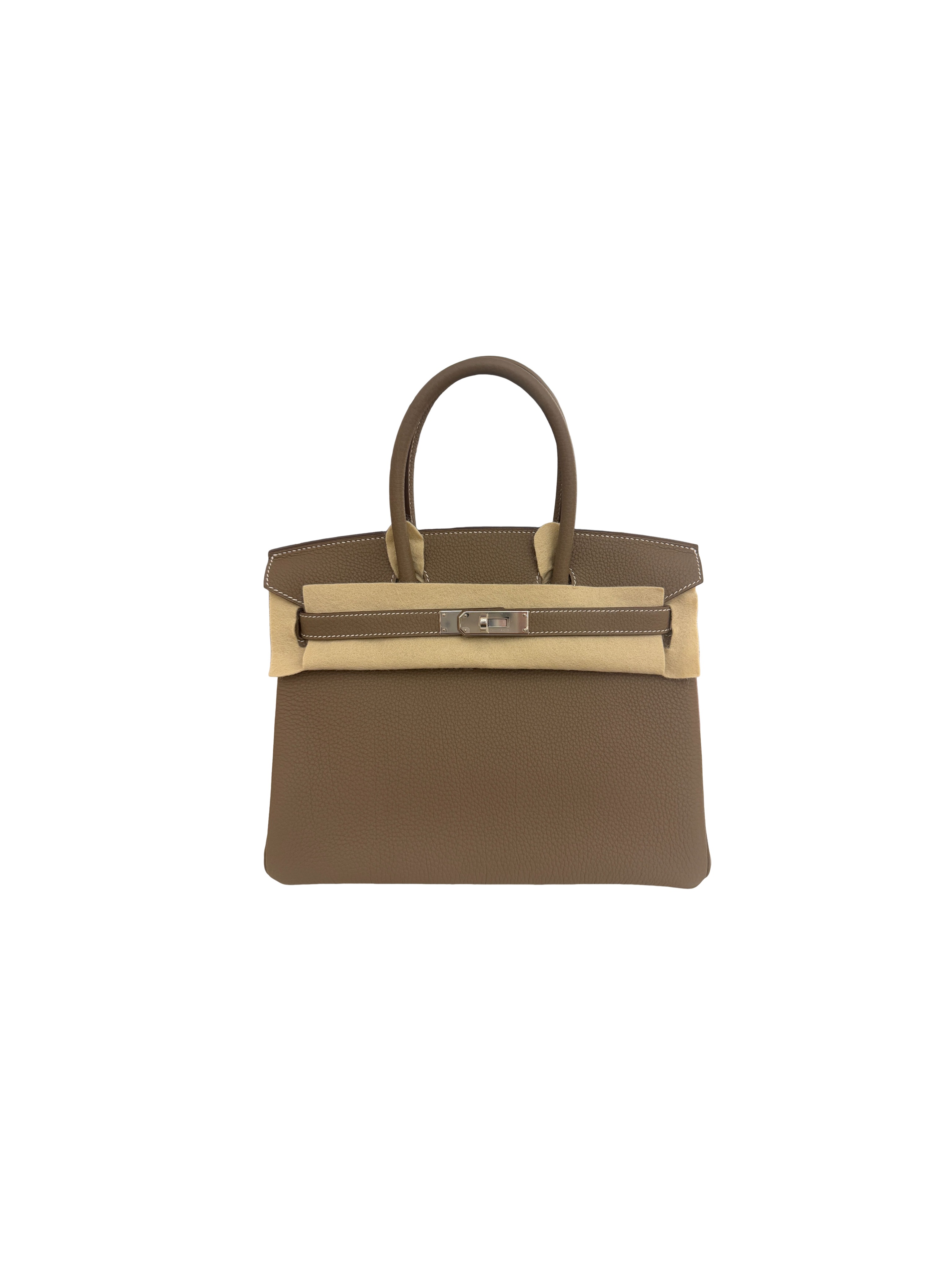 Hermes Togo Birkin 30 Etoupe (stamp c)