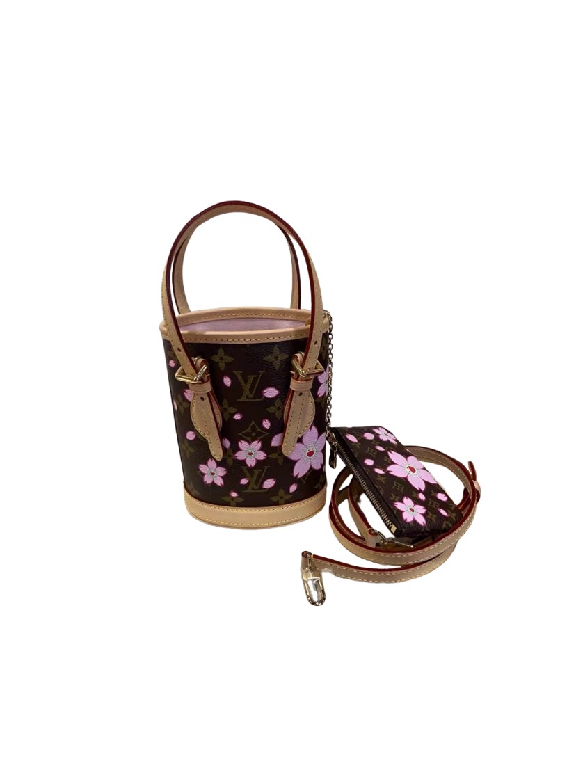 Louis Vuitton X Takashi Murakami Nano Bucket Cherry Blossom Sakura