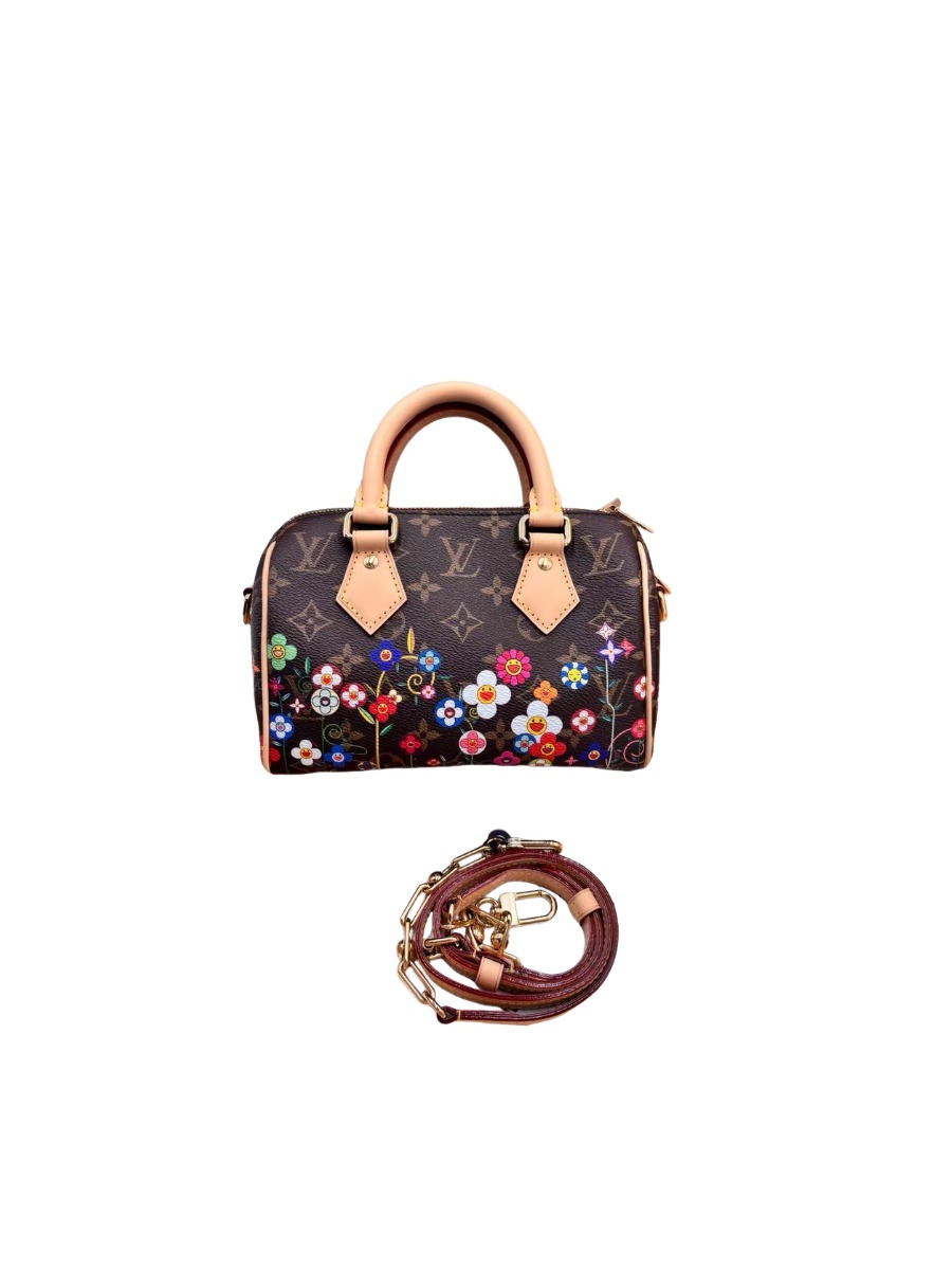 Louis Vuittonx Takashi Murakami Speedy Bandouliere Bag