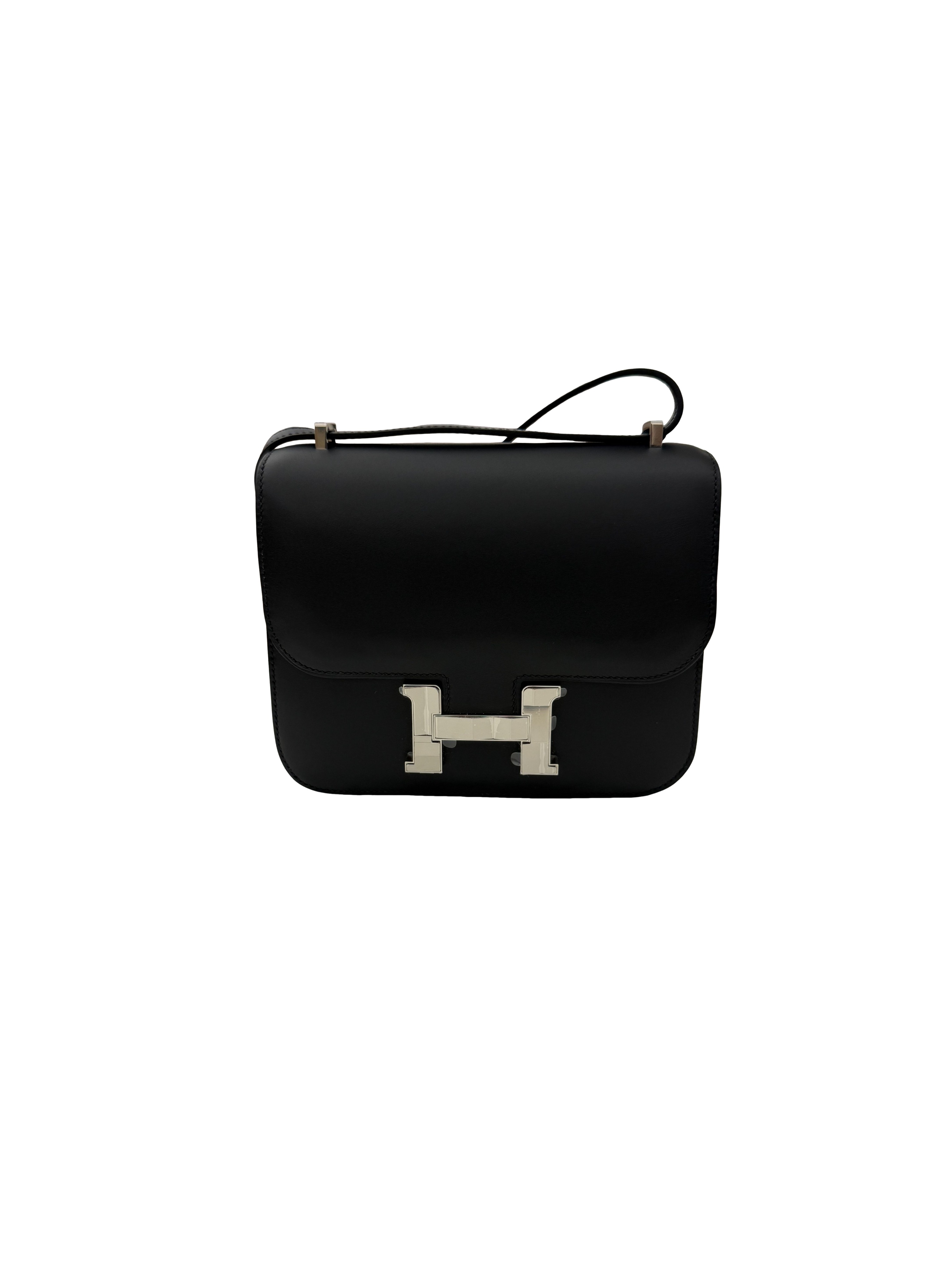 Hermès Black Box Calf Constance 19 Disco Hardware Z Stamp