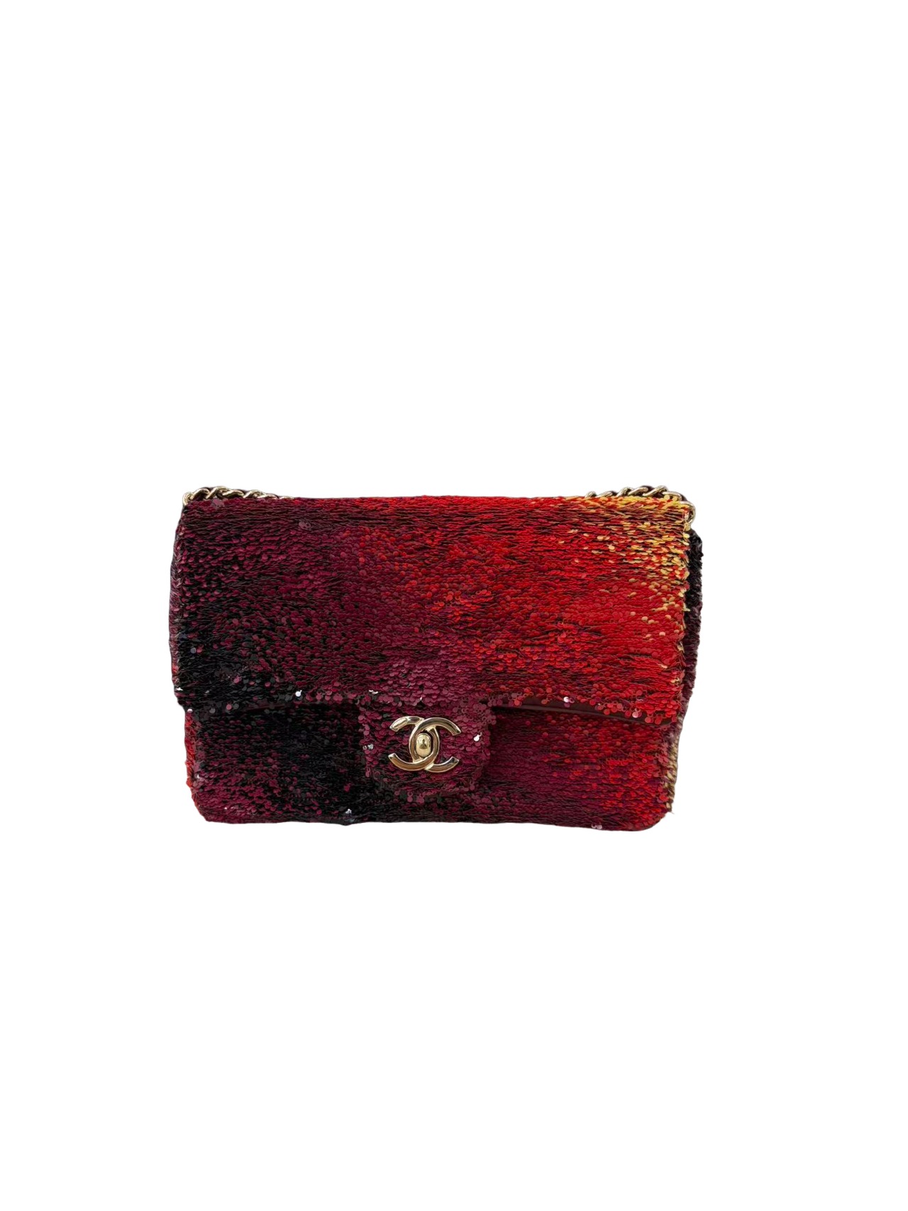Chanel Mini Sequin Classic Single Flap Bag