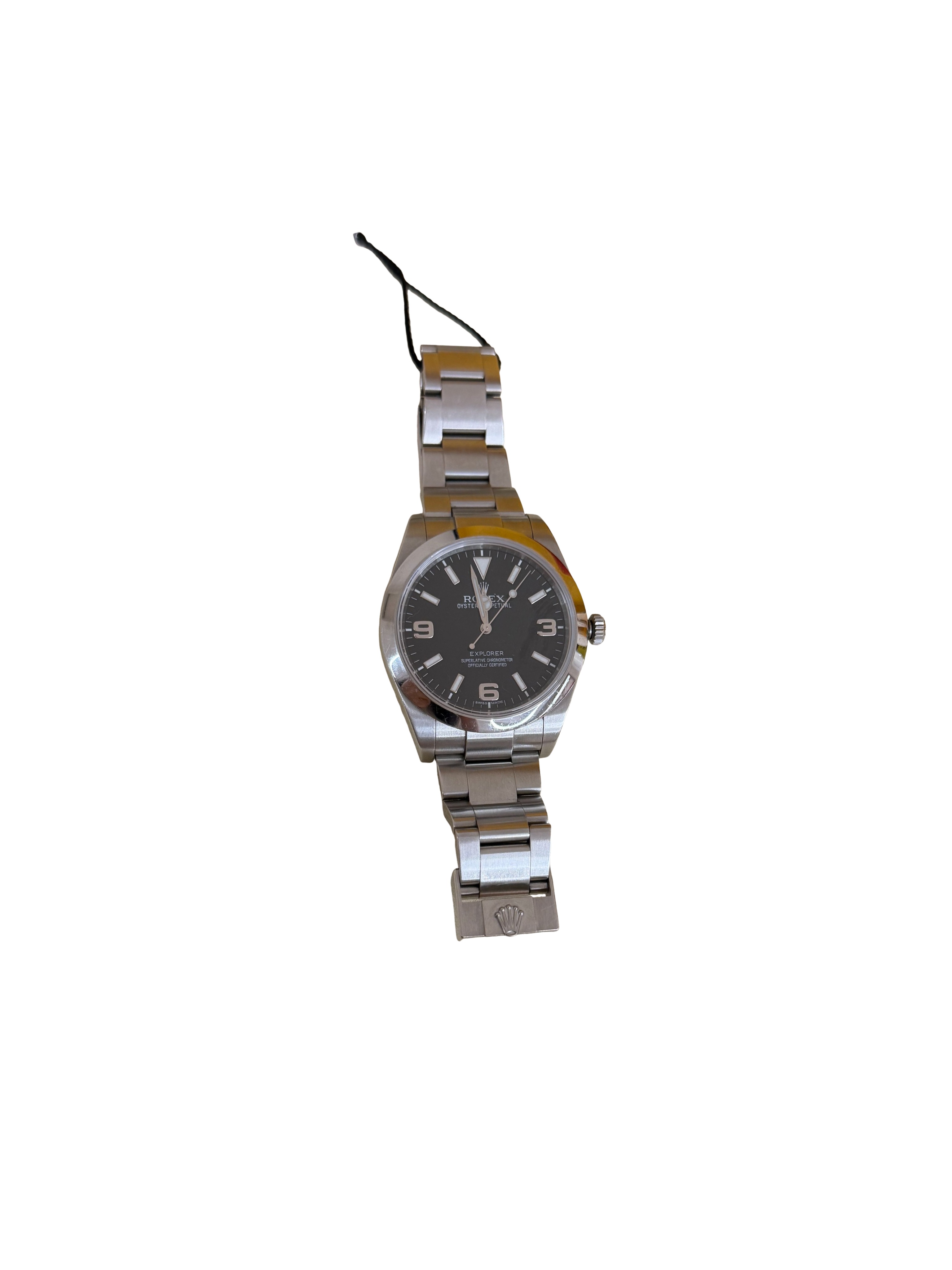 Rolex Explorer 39mm Stainless Steel Black Dial