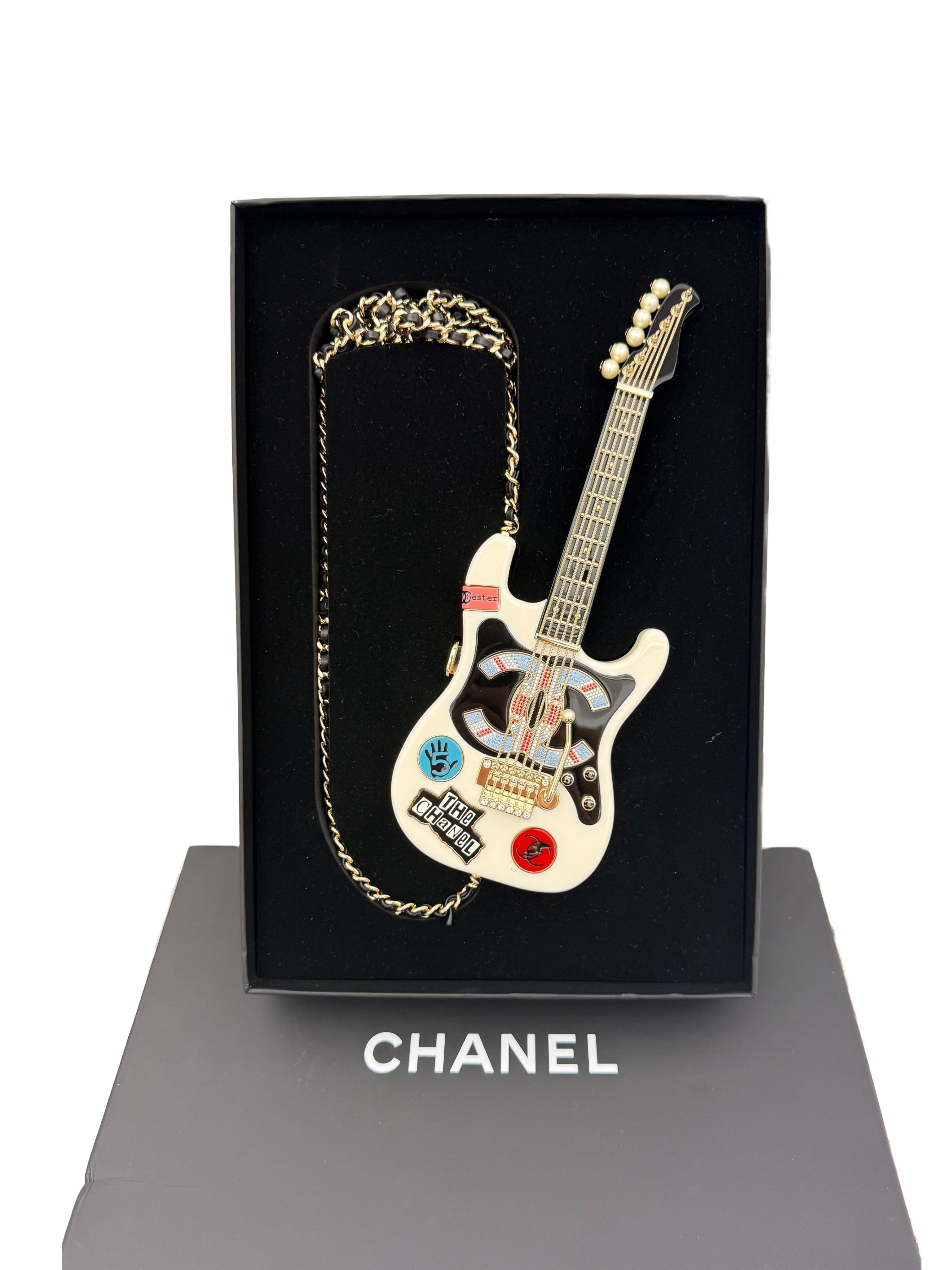 Chanel 2024 Métiers d'Art Guitar Minaudière Bag