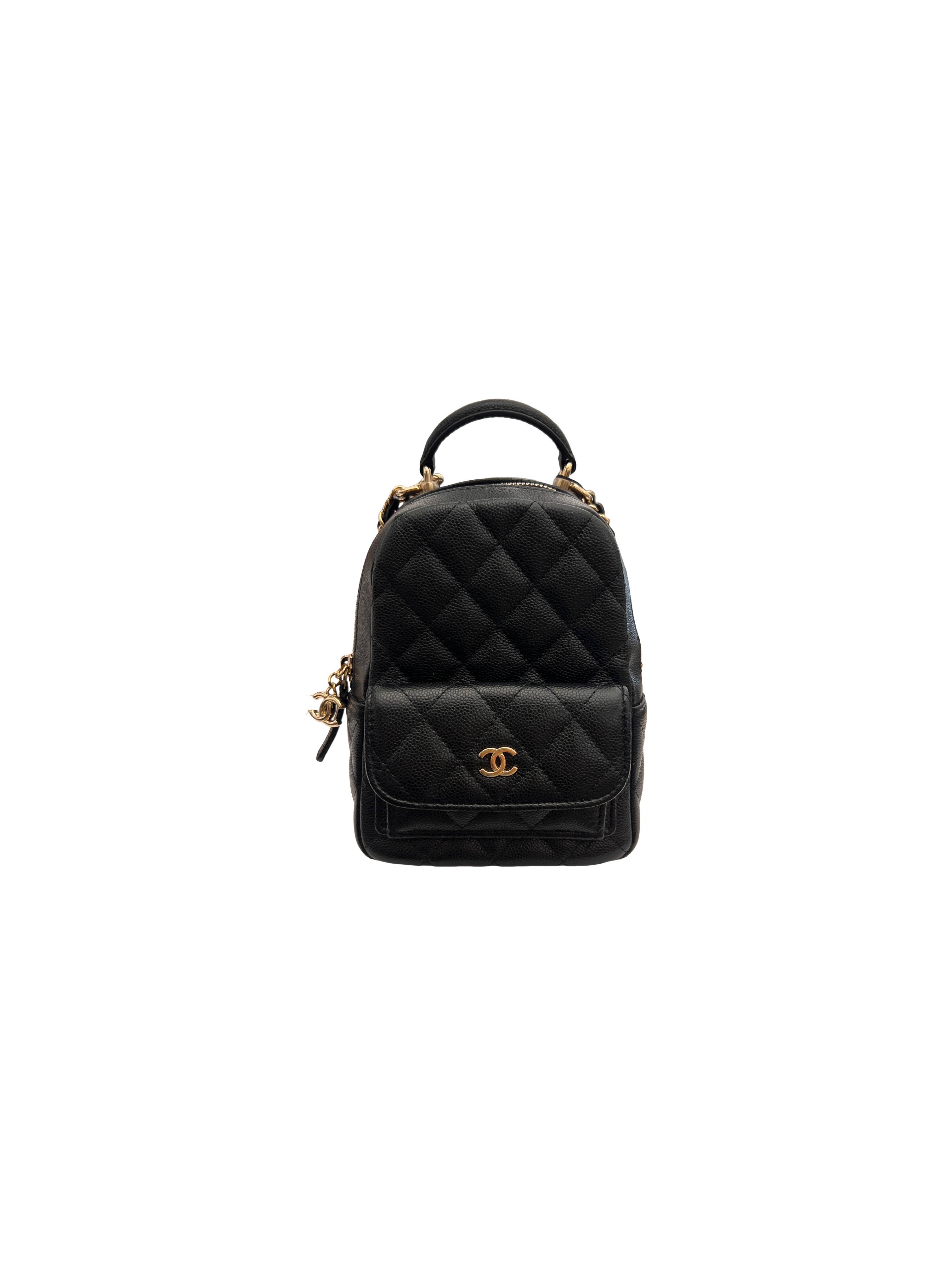 Chanel Caviar Quilted CC Mini Classic Backpack