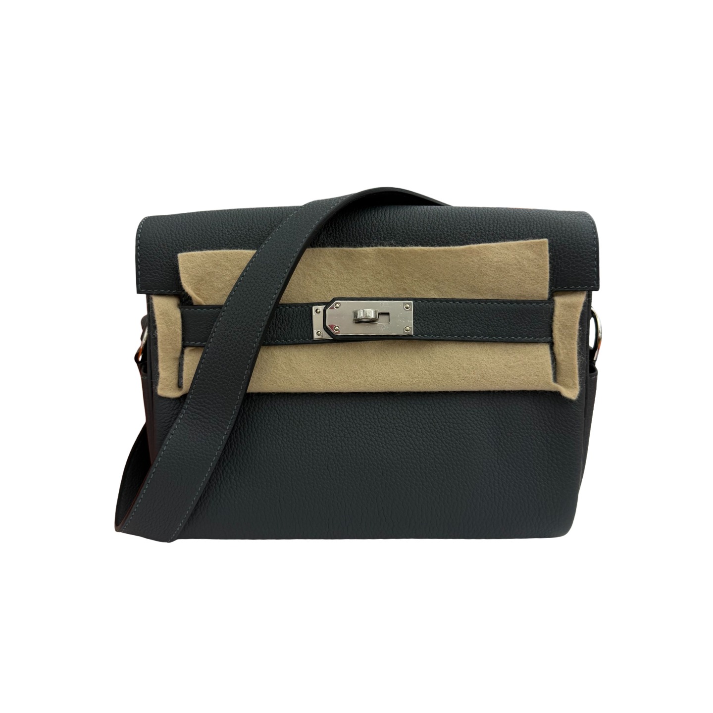Hermes Togo Kelly Messenger PM Gris Misty G Stamp 2026
