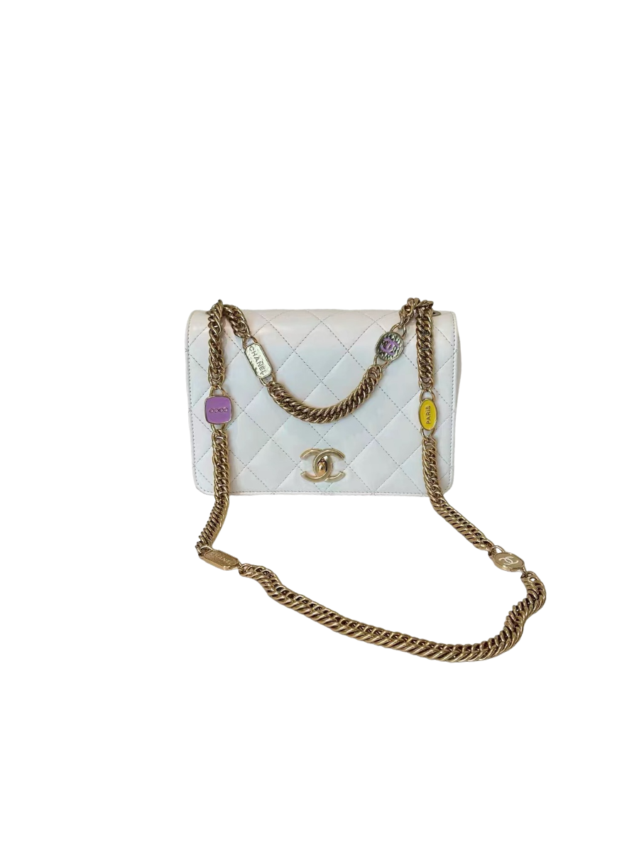 Chanel White Flap Bag