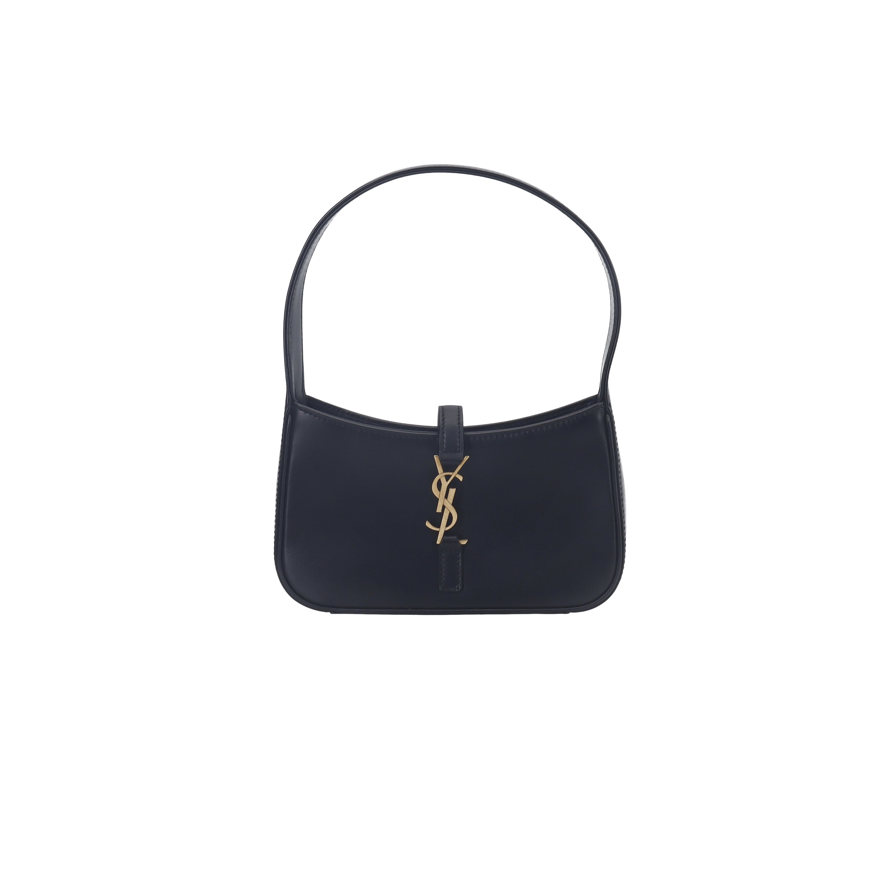 Saint Laurent Smooth Calfskin Mini Hobo Black