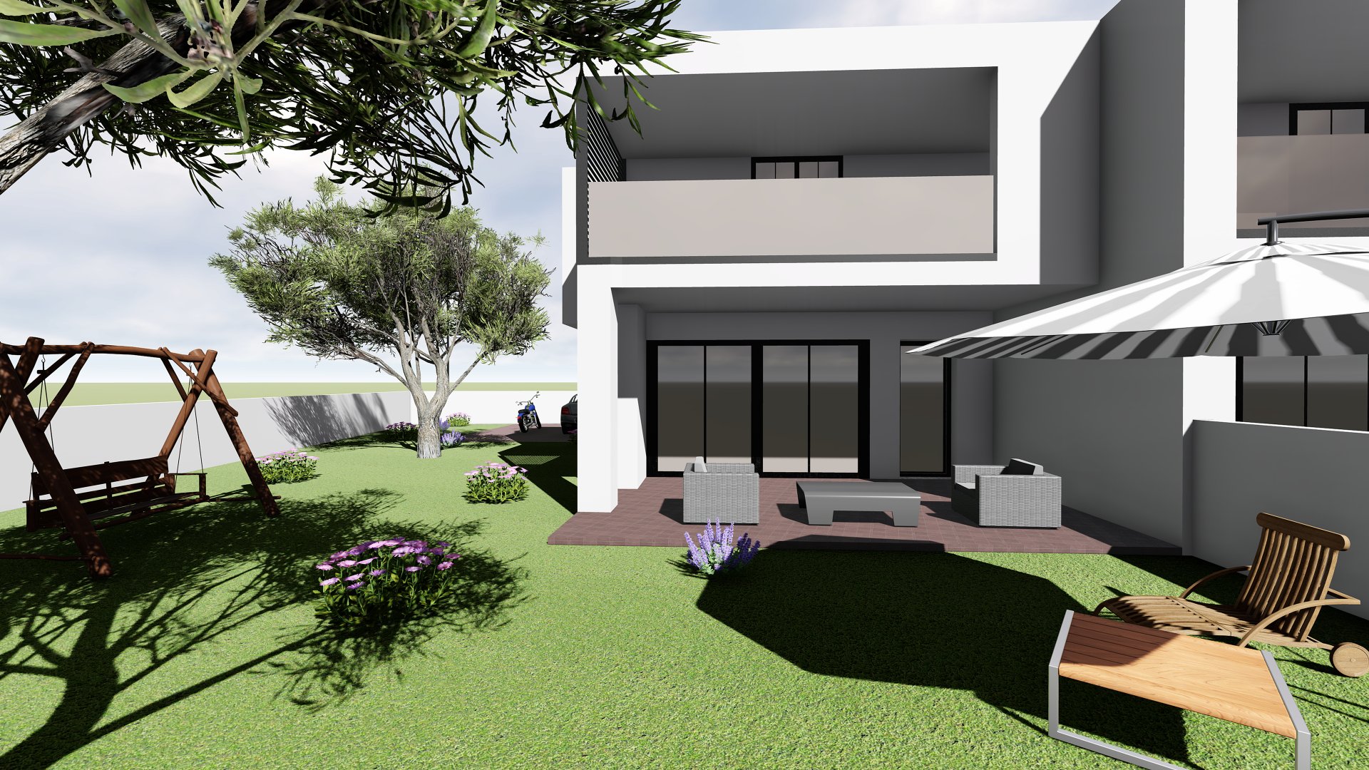 OLBIA: Elegante Villa a schiera con Ampio Giardino 5