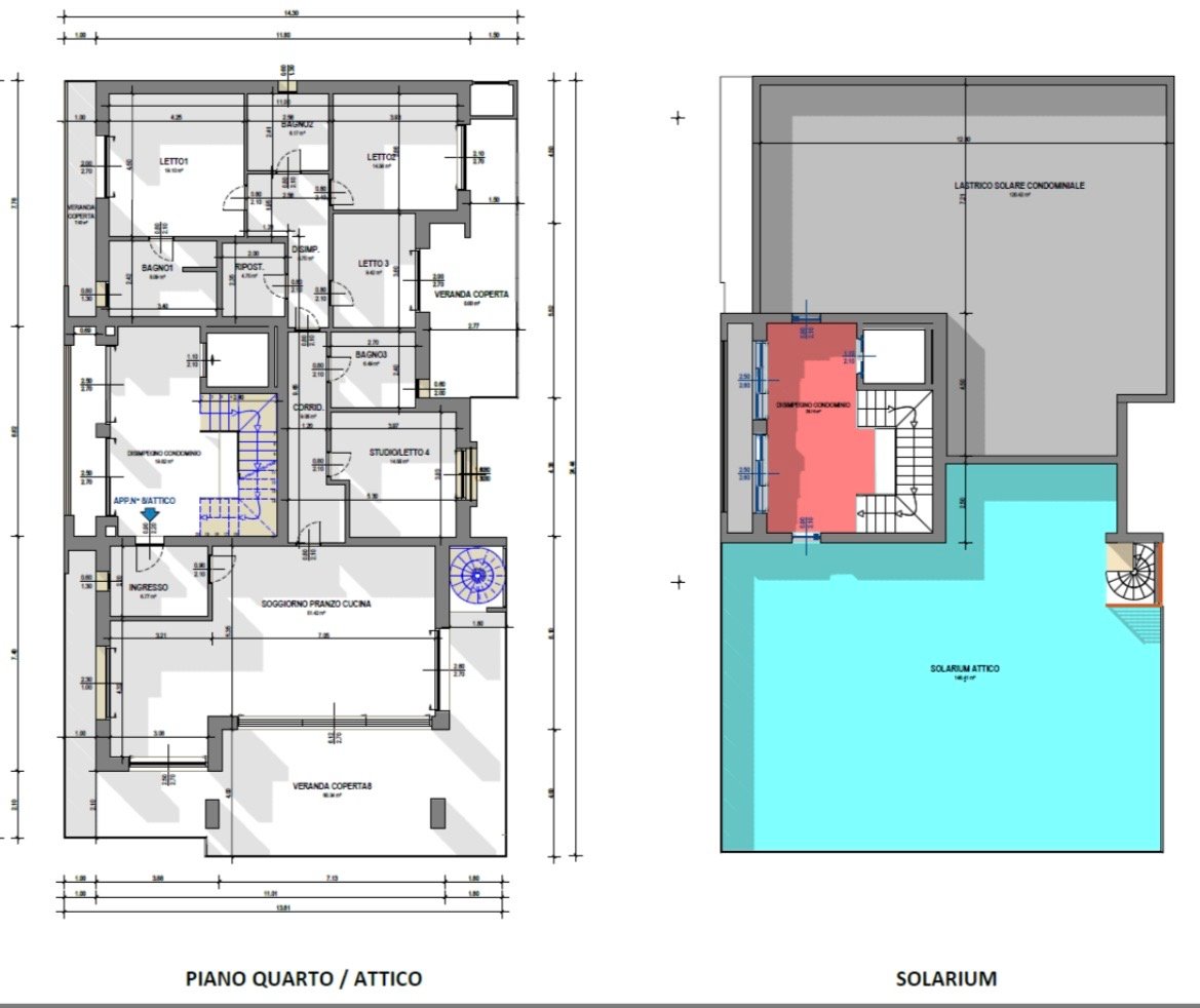 Meraviglioso attico e Super Attico nel cuore del Centro Storico di Olbia 
