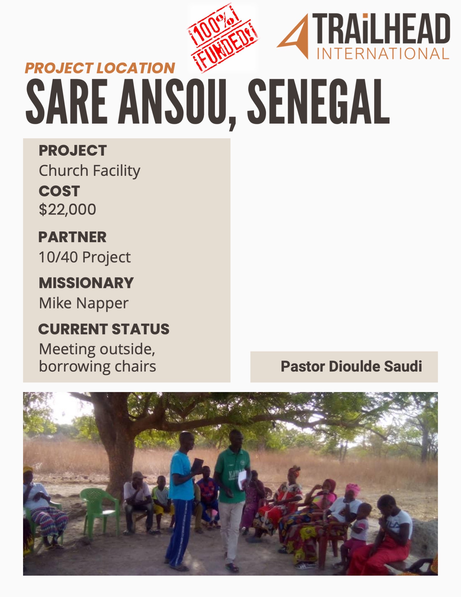 Sare Ansou, Senegal congregation