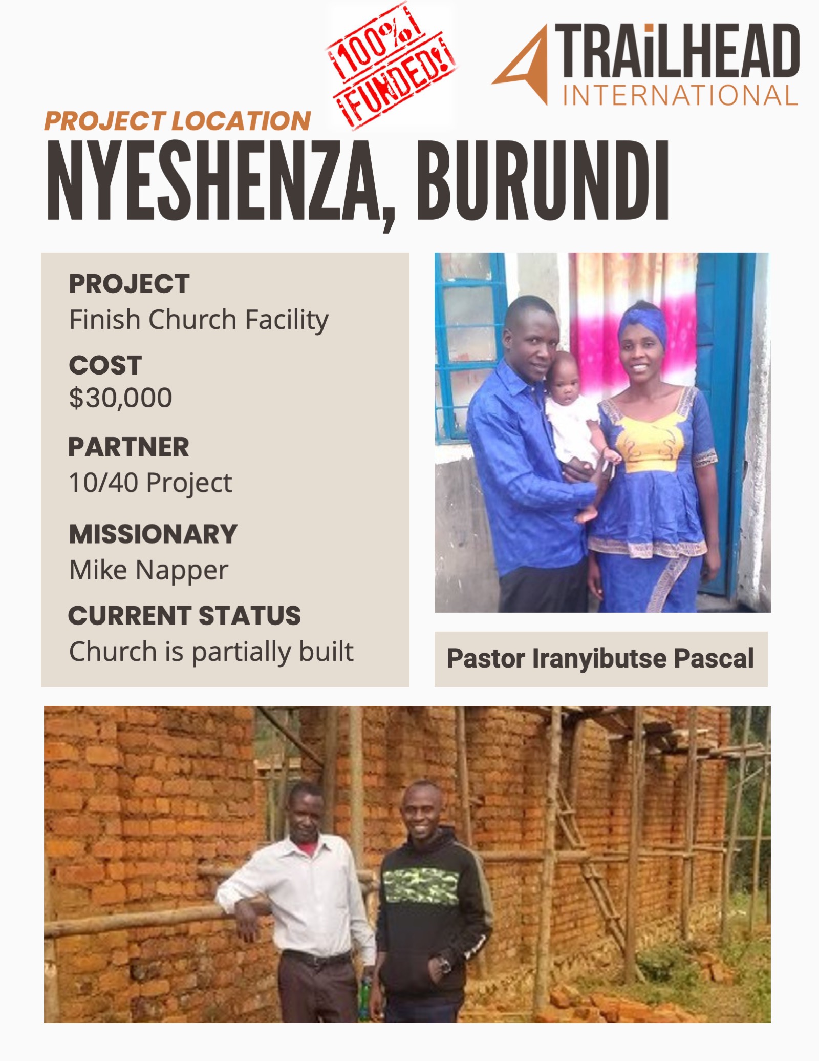 Nyeshenza Burundi congregation