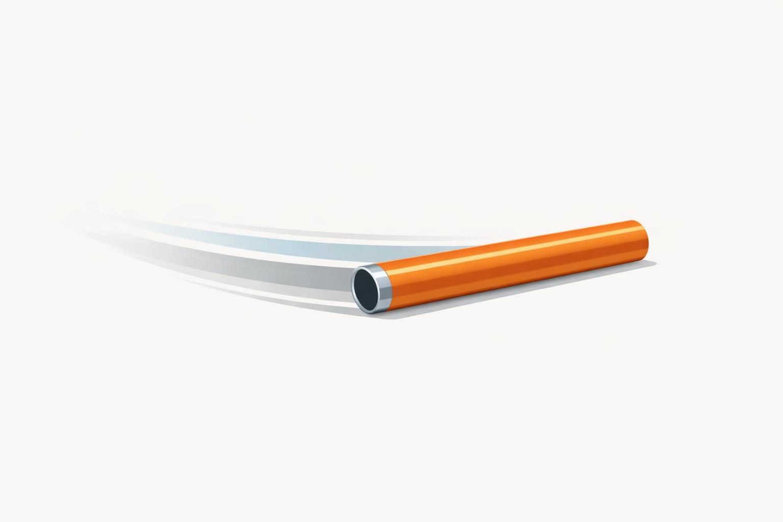 Relay baton glowing on white surface, symbolizing handoff from hackathon energy to sustained execution