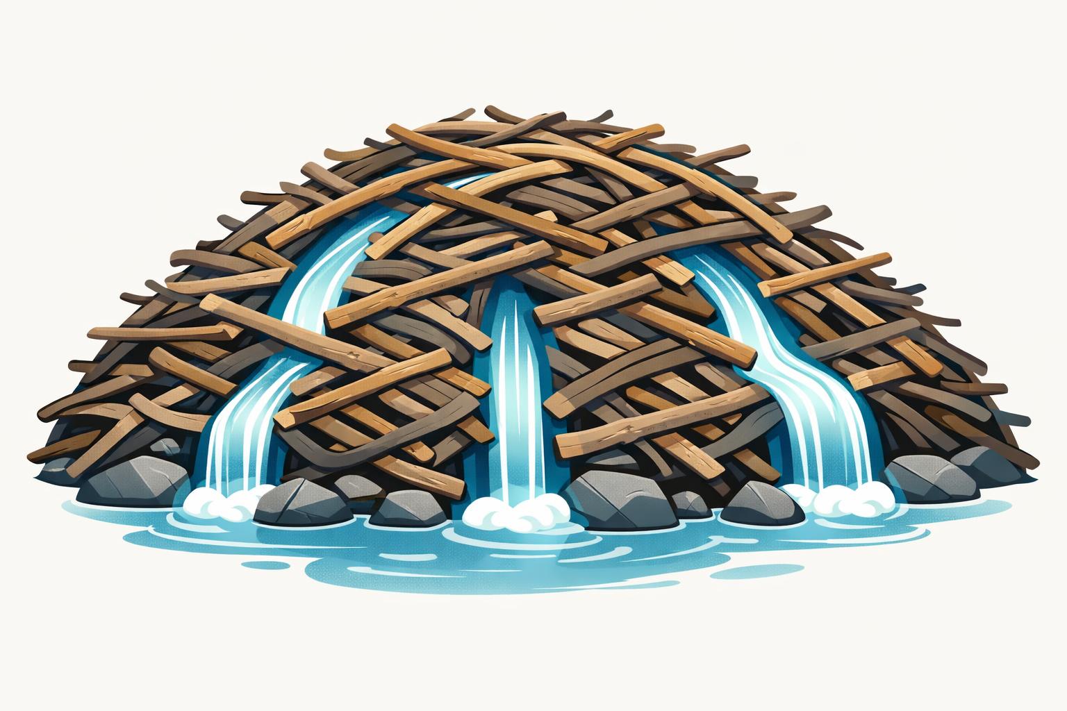 Beaver dam channeling shared AI knowledge into organized workflows