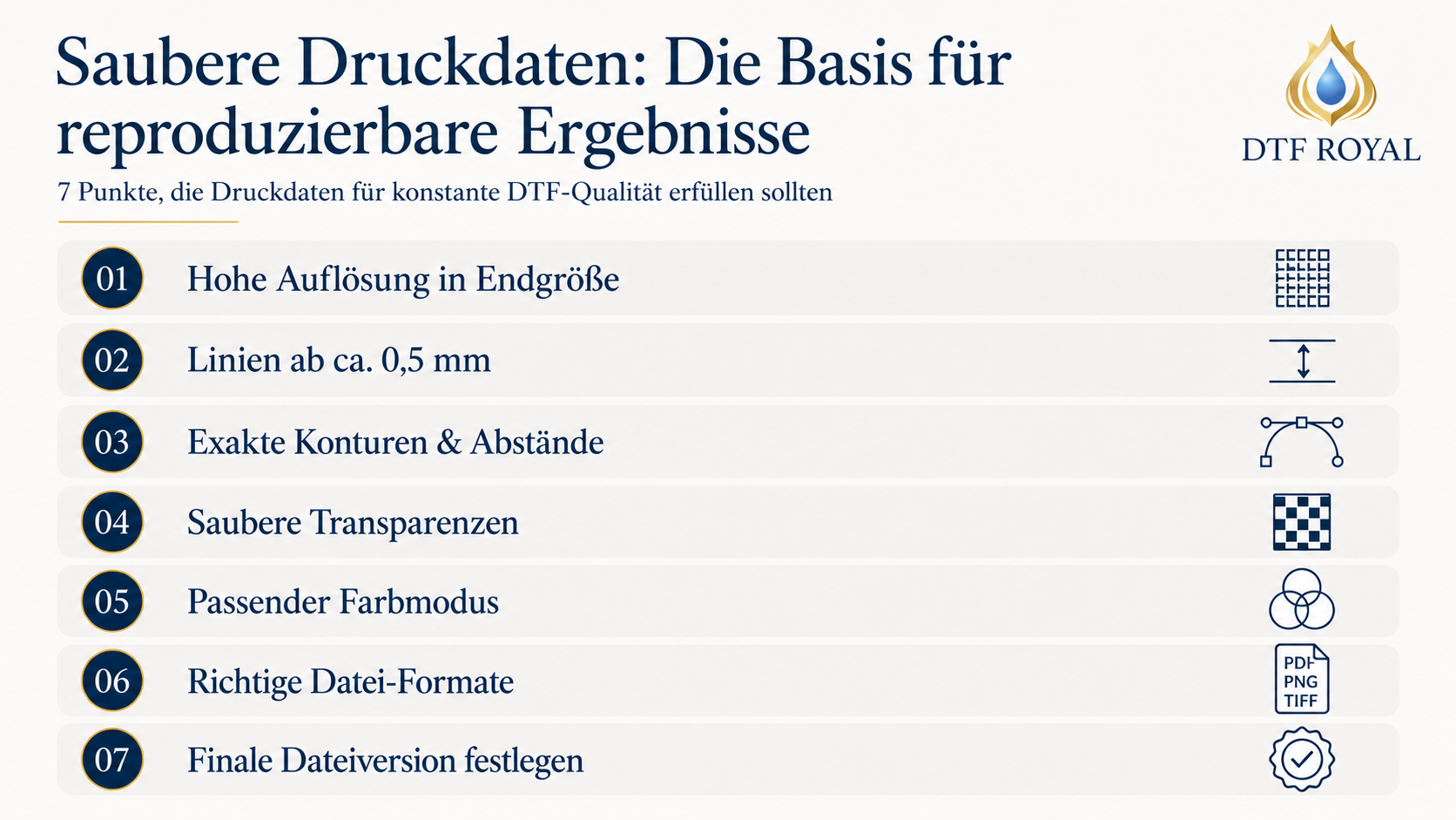 Druckdaten für DTF-Transfers prüfen