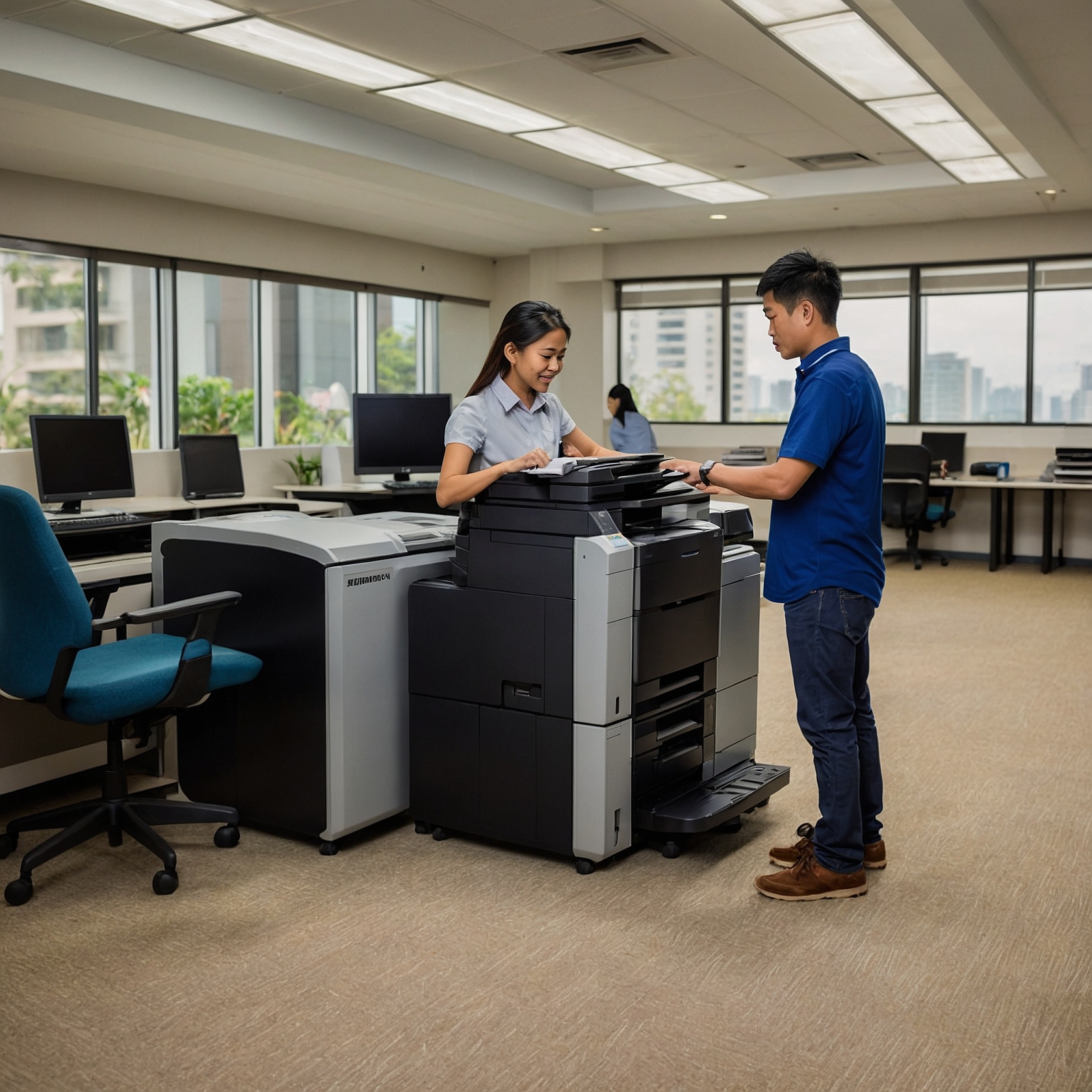 Managing Paper Supply for Copiers
