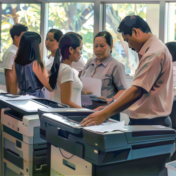 High-Volume Copier Setup