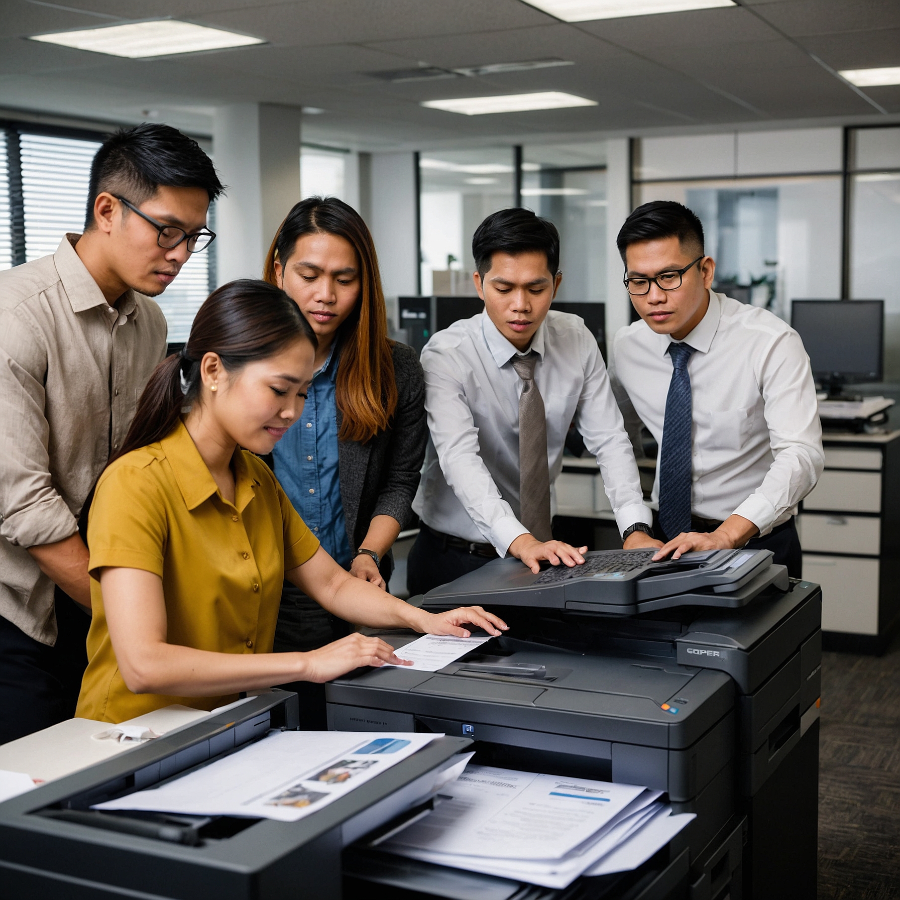 Security Measures for Mobile Copier Rentals