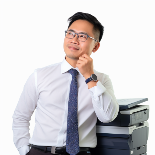 black and white printer rental