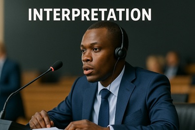 Illustration pour Interprétation de conférences