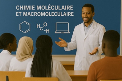 Illustration pour Chimie moléculaire et Macromoléculaire