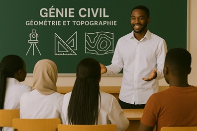 Illustration pour Génie civil : Géométrie et topographie