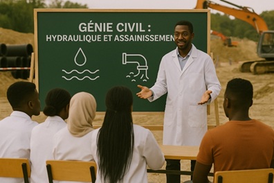 Illustration pour Génie civil : Hydraulique et assainissement