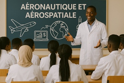 Illustration pour Aéronautique et Aérospatiale