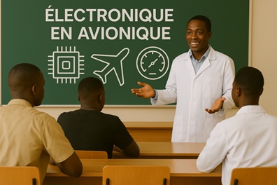 Illustration pour Électronique en Avionique