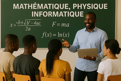 Illustration pour Mathématique, Physique, Informatique