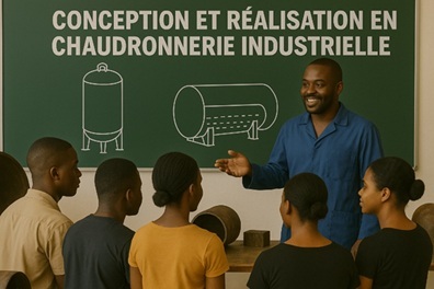 Illustration pour Conception et Réalisation en Chaudronnerie Industrielle